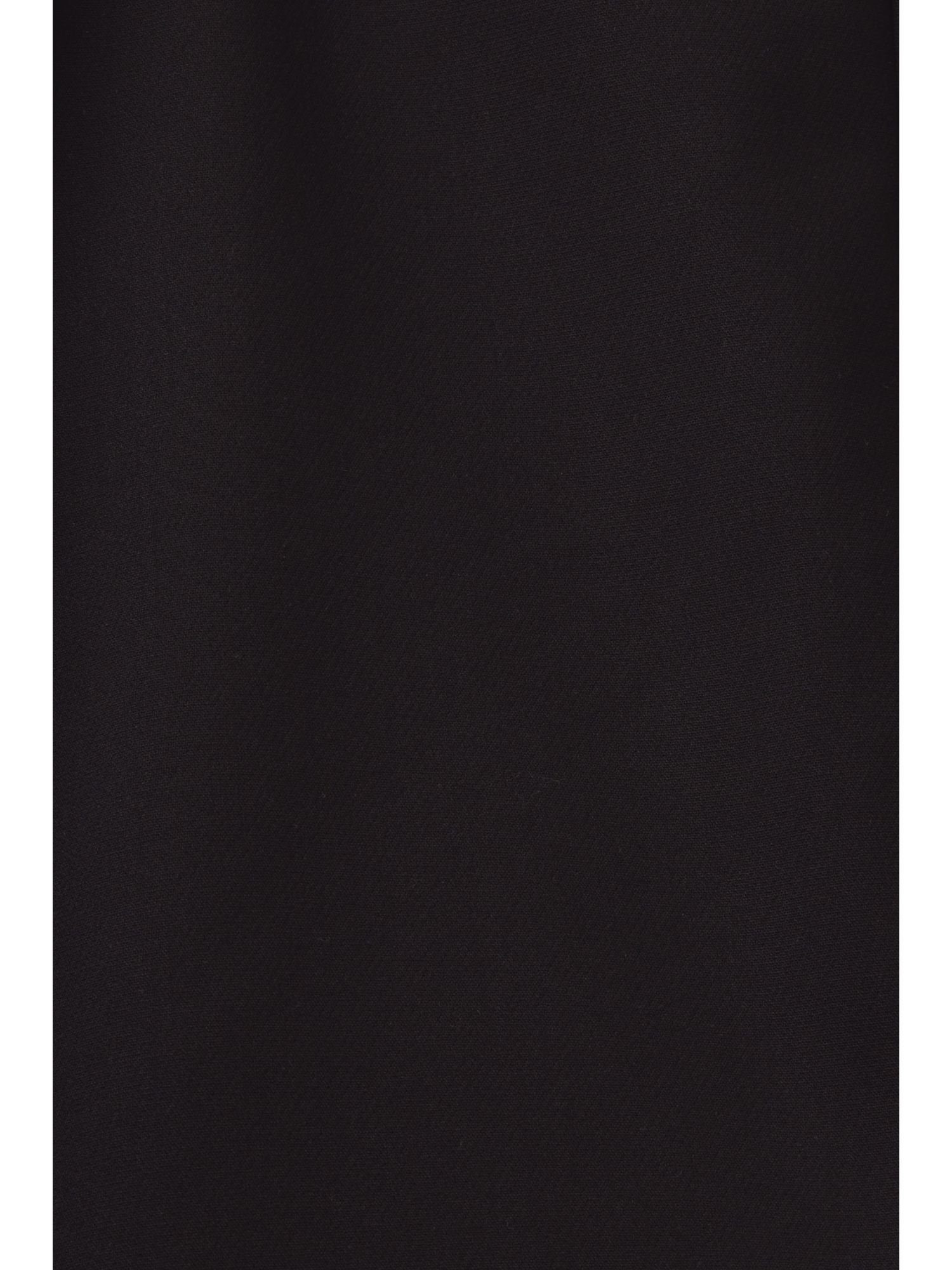 drapierten Ärmeln Esprit BLACK mit Blazer Longblazer