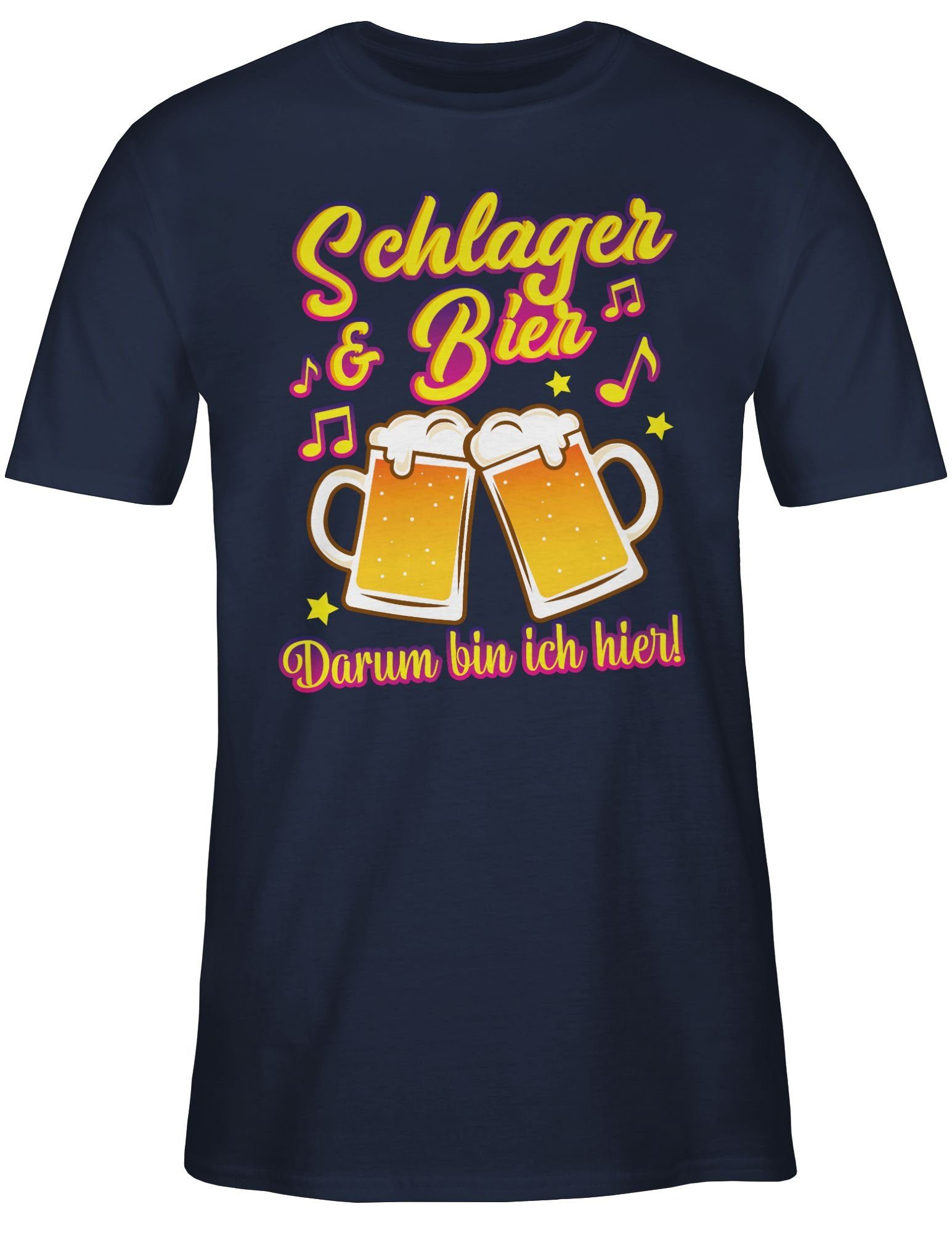 Shirtracer T-Shirt Schlager & Bier darum günstig online kaufen