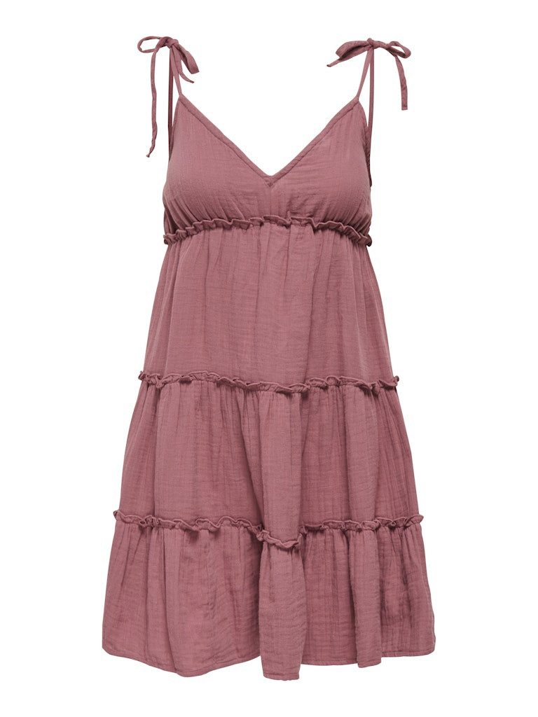 ONLY Sommerkleid ONLTHYRA STRAP SHORT DRESS CS WVN
