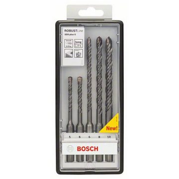 BOSCH Spiralbohrer Hammerbohrer-Set SDS plus-5 Robust Line