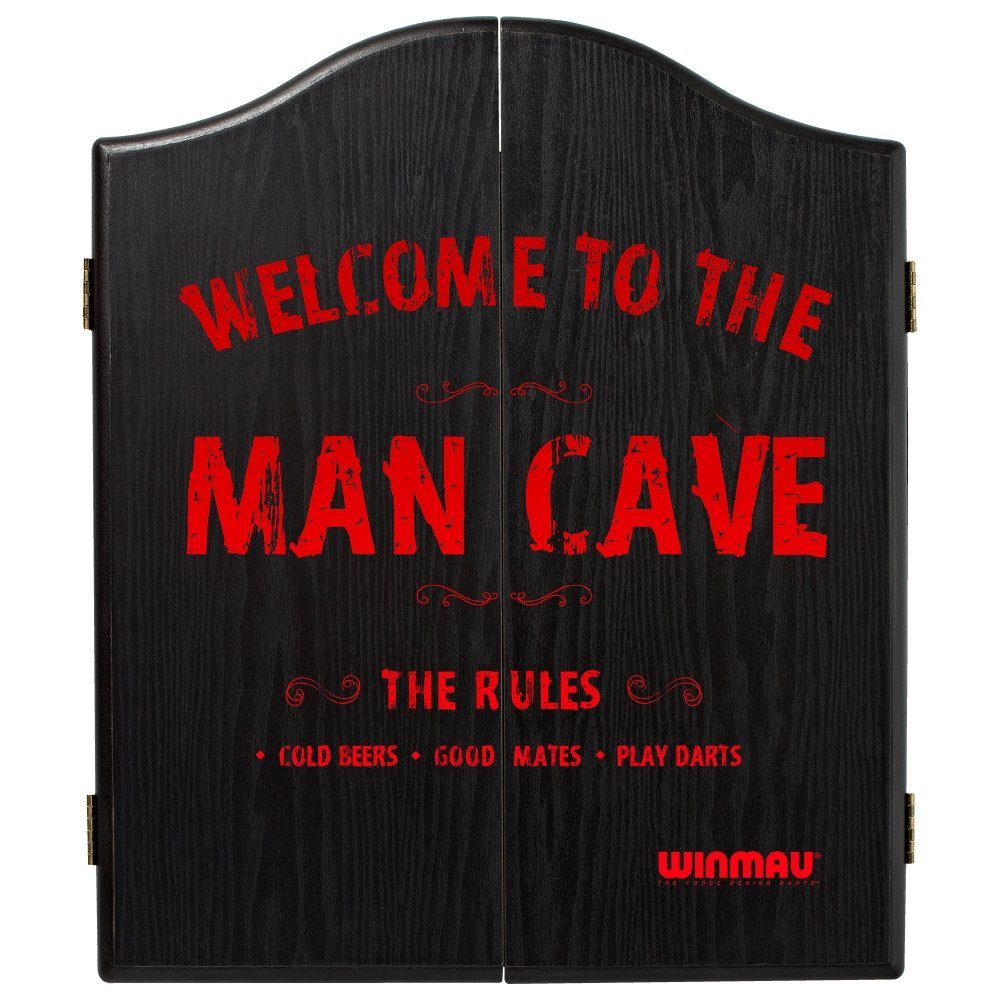 Dartscheibe Cave Man (Packung) Cabinet Winmau 4004,