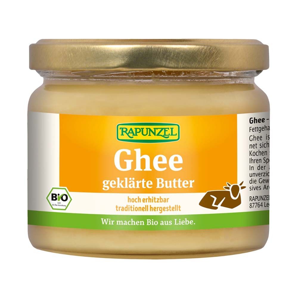 Rapunzel Speisefett Ghee - geklärte Butter 250g