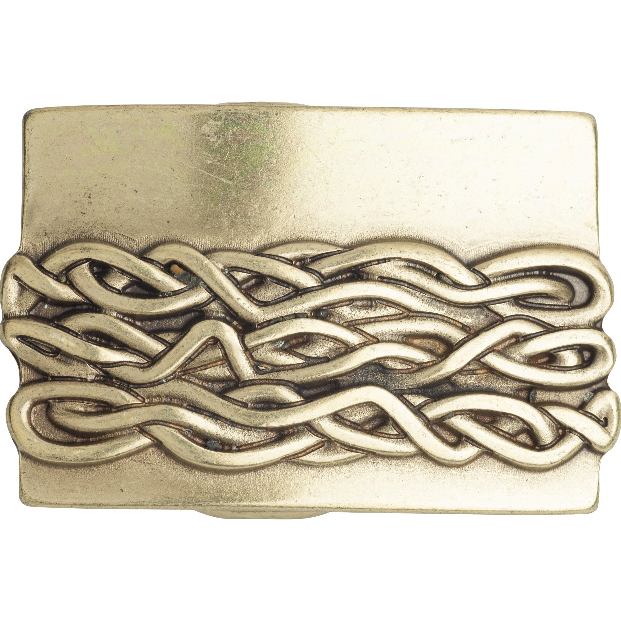 FREDERIC HERMANO Gürtelschnalle 30mm Metall Gold - Buckle Ancienne - 333007710020 Metall antik Austausch Schnalle zum Wechseln für Wechselgürtel