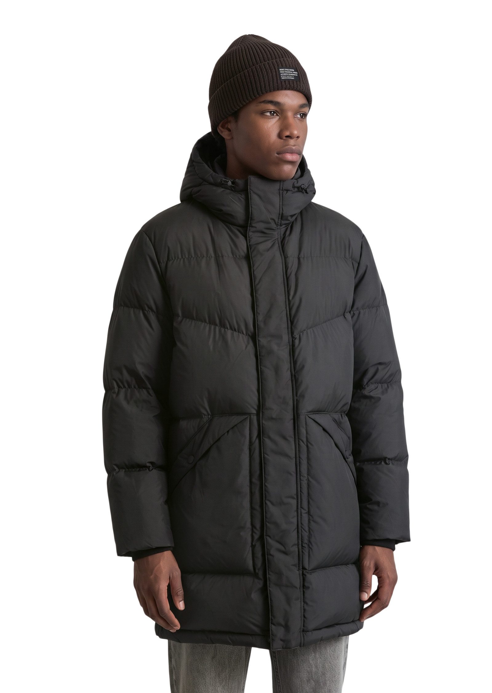 Marc O'Polo DENIM Daunenmantel mit Windstopperbündchen