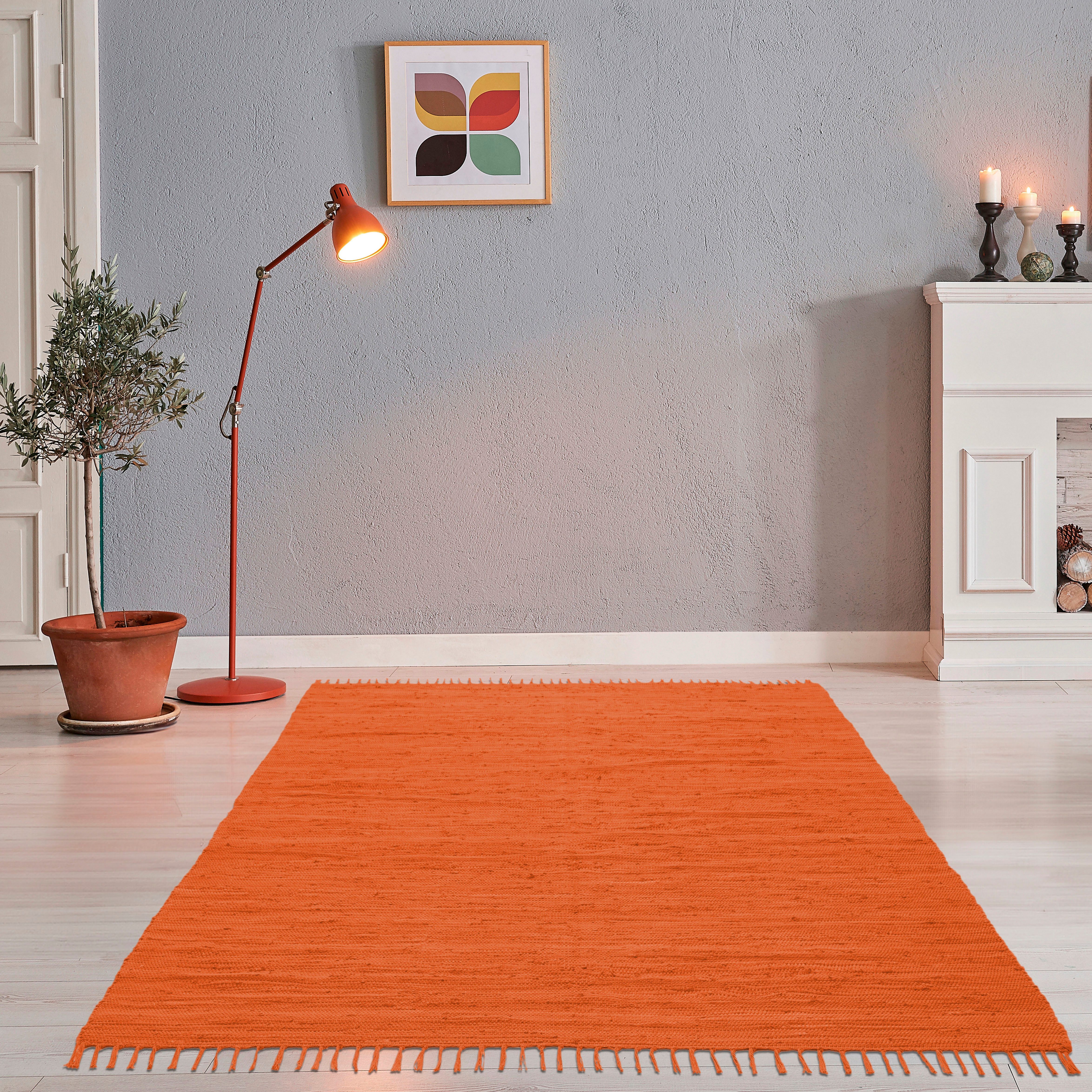 THEKO Teppich Happy Cotton Fleckerl, handgewebt, günstig online kaufen