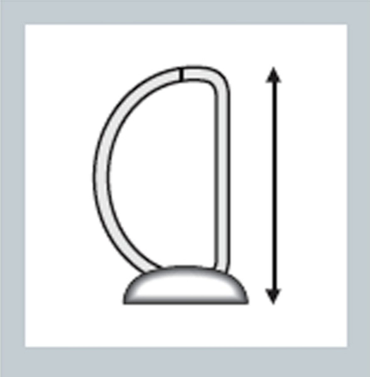 LEITZ Präsentationsordner Ringbuch A4 2 Ringe 30mm weiß