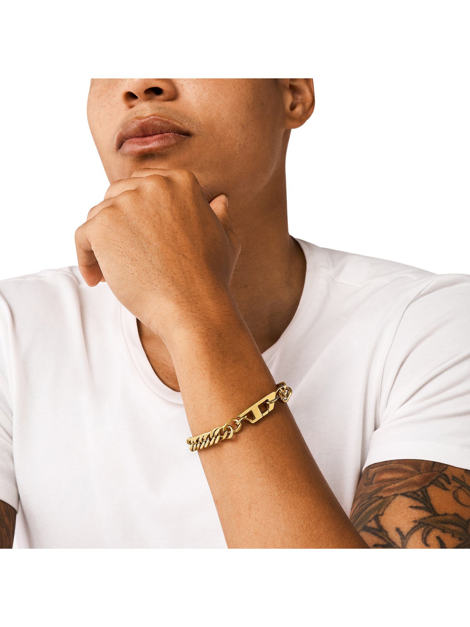 Diesel Edelstahlarmband Diesel Herren-Ar...