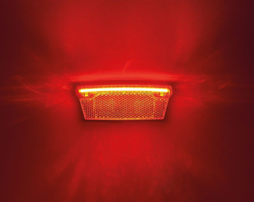 Prophete Fahrrad-Rücklicht E-Bike LED-Rücklicht, (6-48 V), COB-LED,Bremslicht