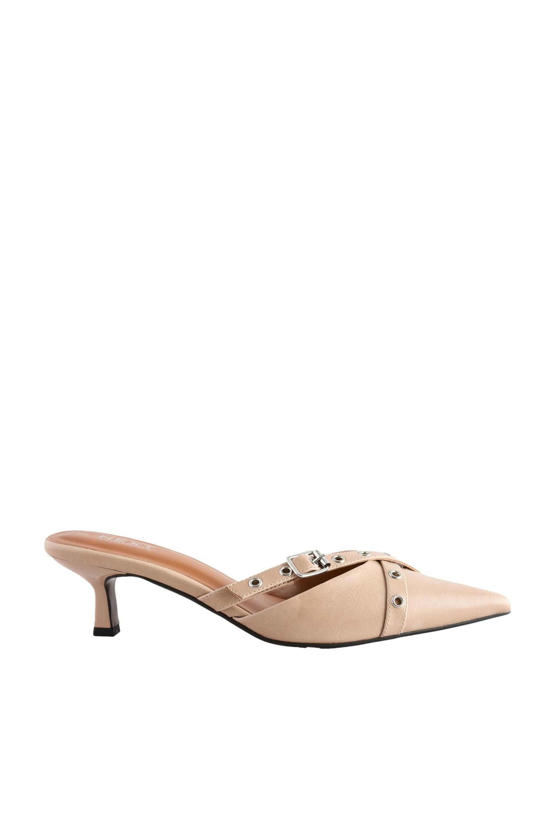 Next Forever Comfort® Spitze Kitten-Heel-Pantoletten Pantolette günstig online kaufen