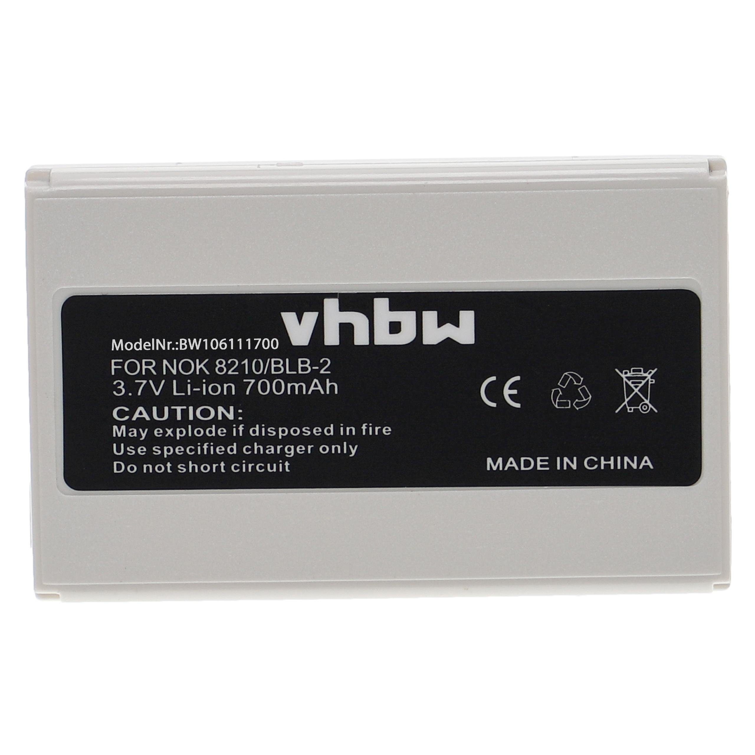 vhbw kompatibel mit Mustek DV800, DV505, DV500, HDC505, HDC-505, DV900 Smartphone-Akku Li-Ion 700 mAh (3,7 V)