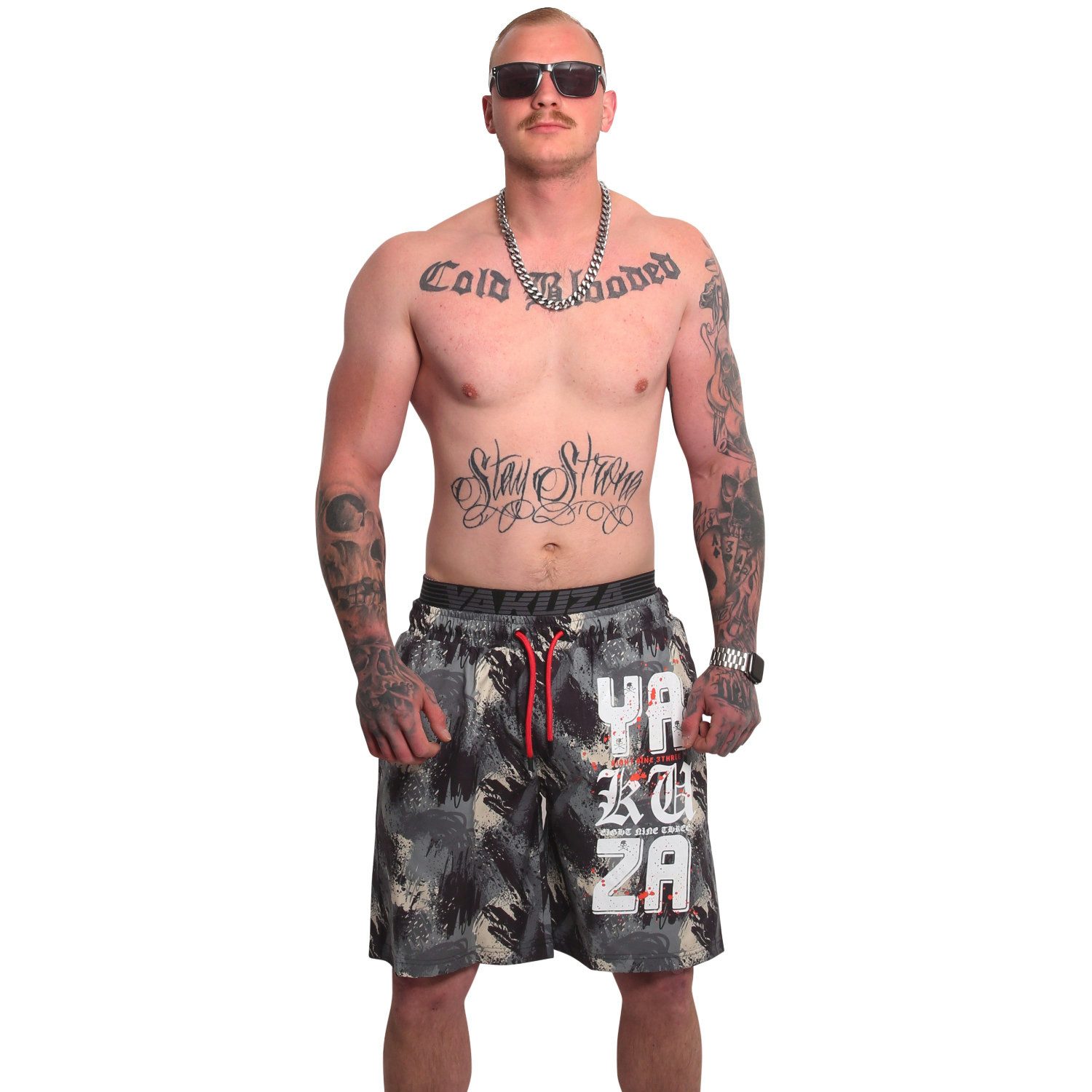 YAKUZA Boardshorts URBNSTL mit Doppelbund