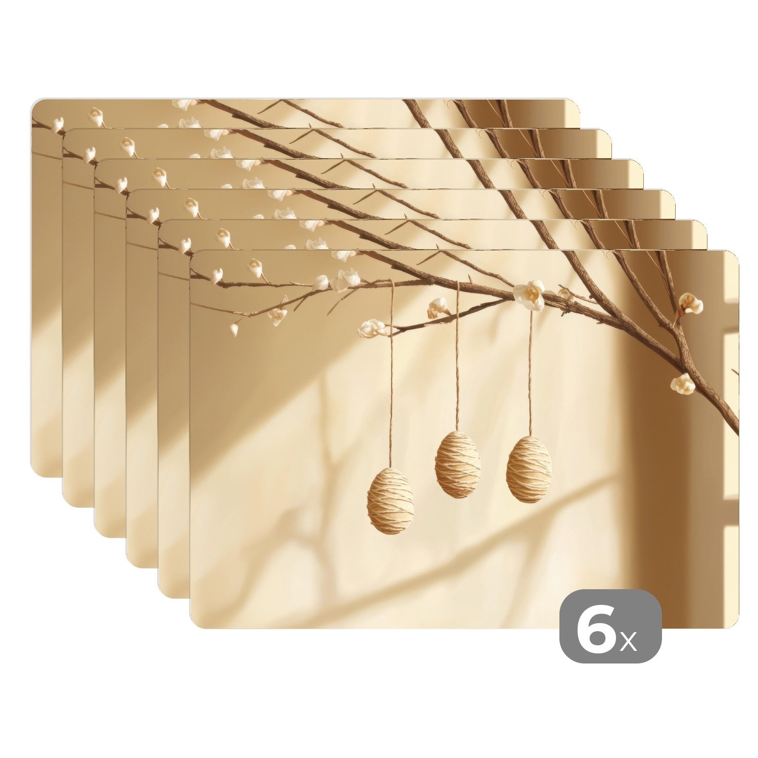 MuchoWow Platzset Beige - Osterkuchen - günstig online kaufen