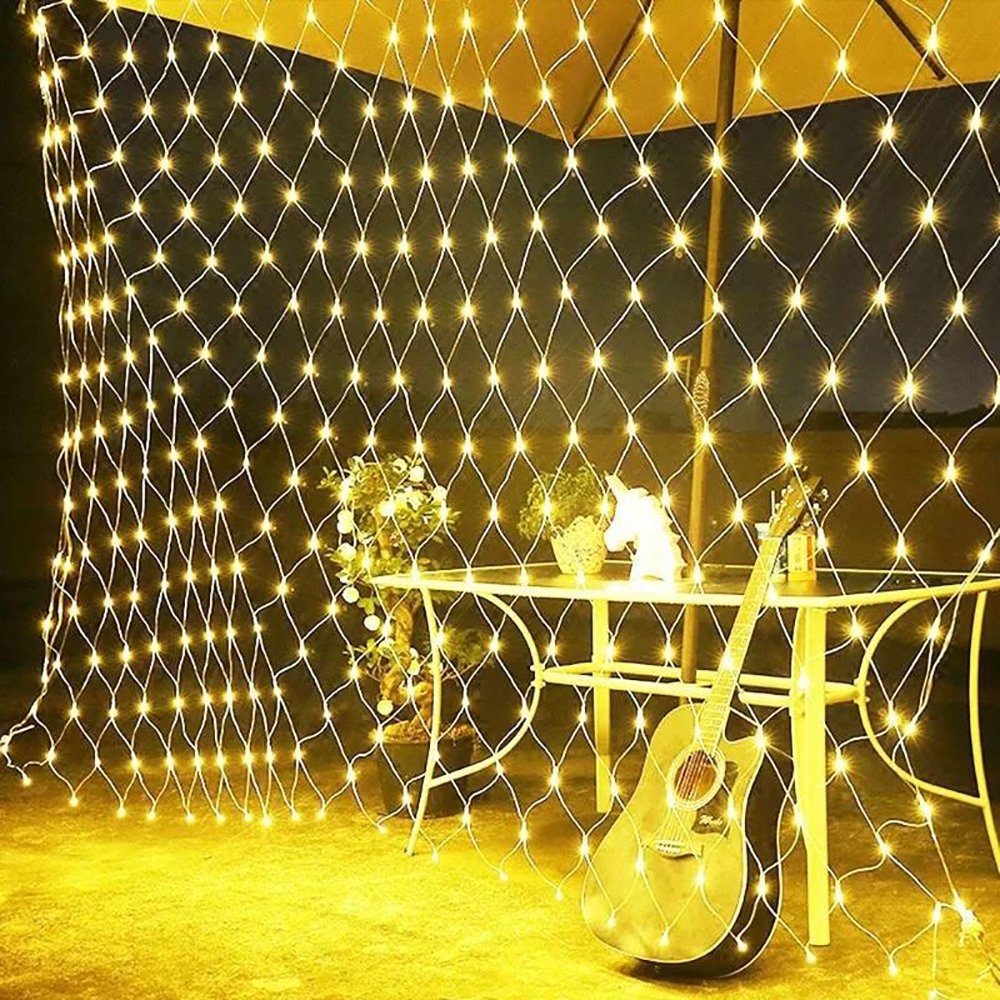 Diyarts 3x2m 200 LED Außen&Innen Warmweiß