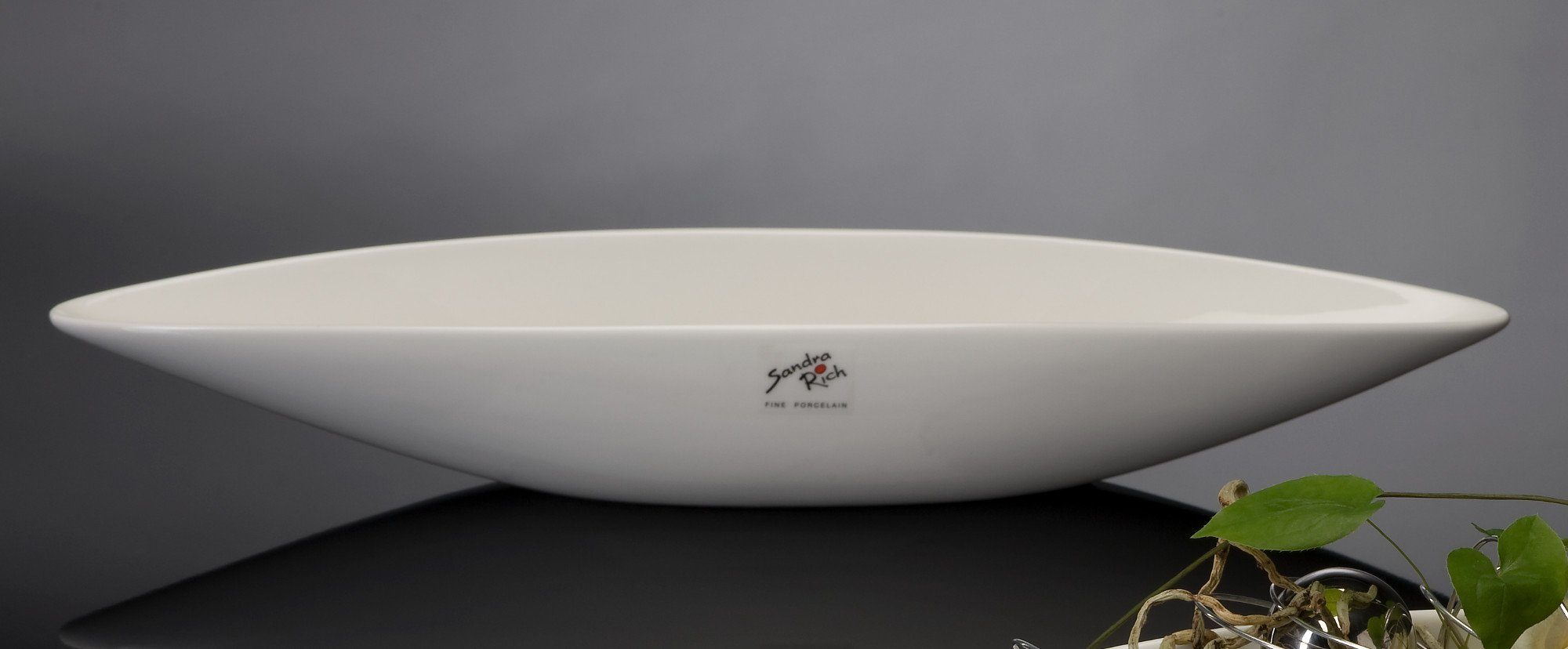 Sandra Rich Dekoschale Porzellanschale Elongate oval von Sandra Rich