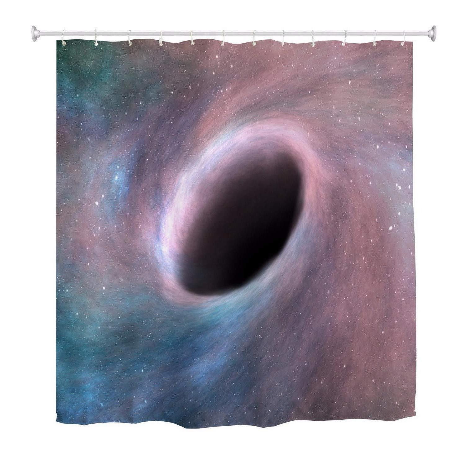 LuxusKollektion Duschvorhang Duschvorhang Galaxie Sterne 150x180cm Breite 150 cm