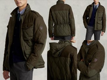 Ralph Lauren Winterjacke POLO RALPH LAUREN Quilted Field Jacket Utility Coat Stepp-Jacke Army M