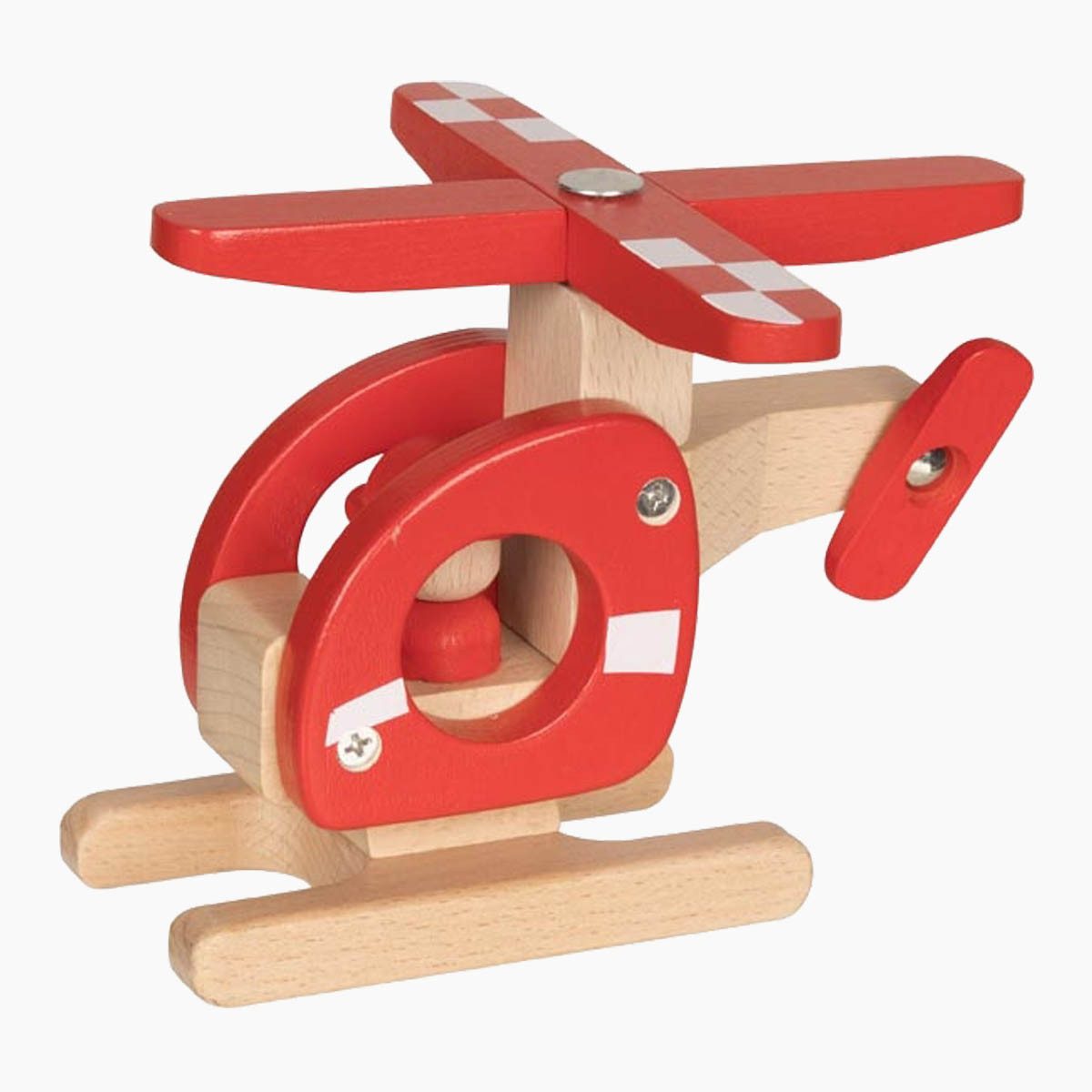 goki Spielzeug-Hubschrauber Helikopter, (packung, 1-tlg., set), Rotorblatt am Hubschrauber zum Drehen