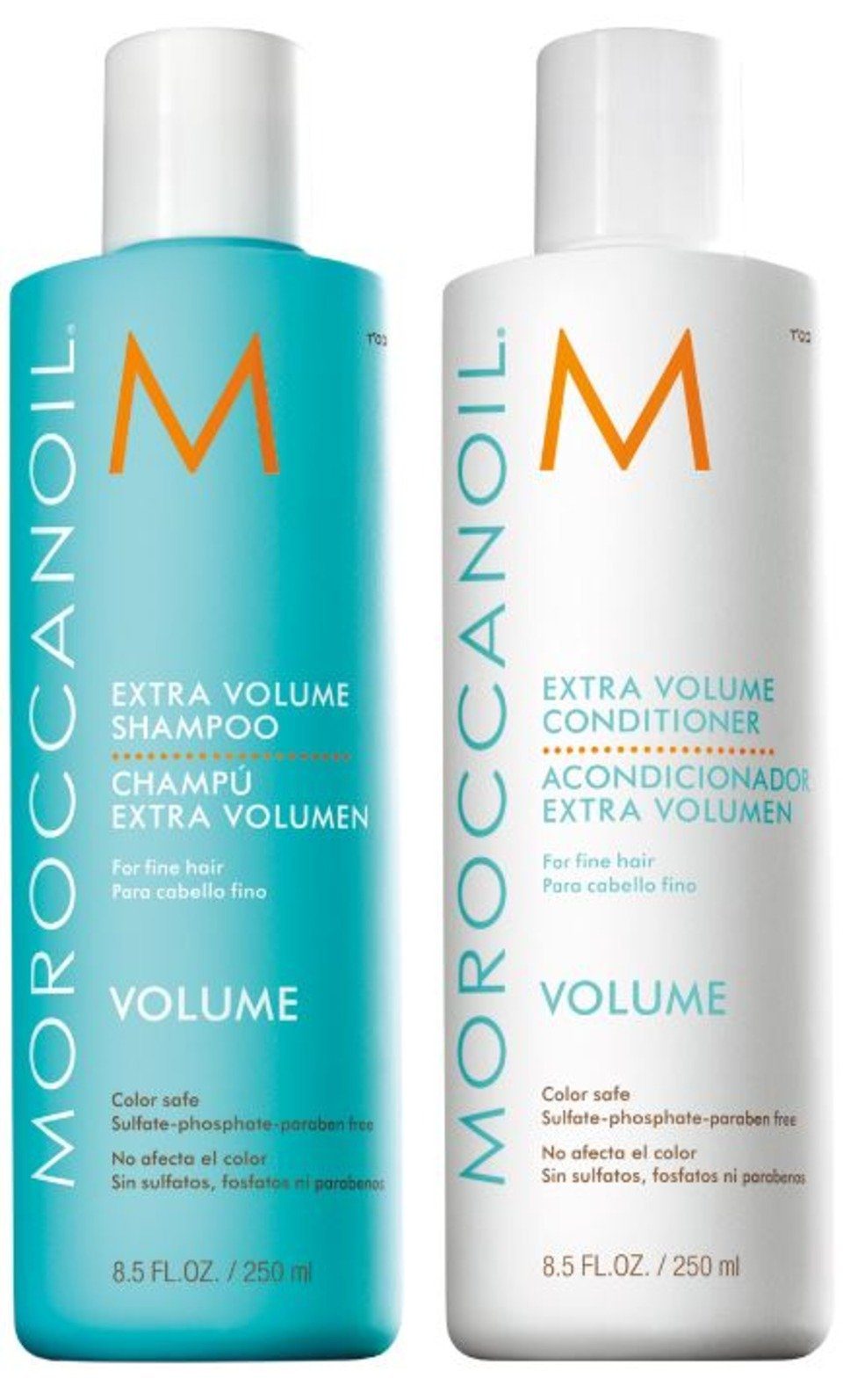 moroccanoil Haarpflege-Set Volume Duo, Set, 2-tlg., Shampoo + Conditioner, Volumengebend