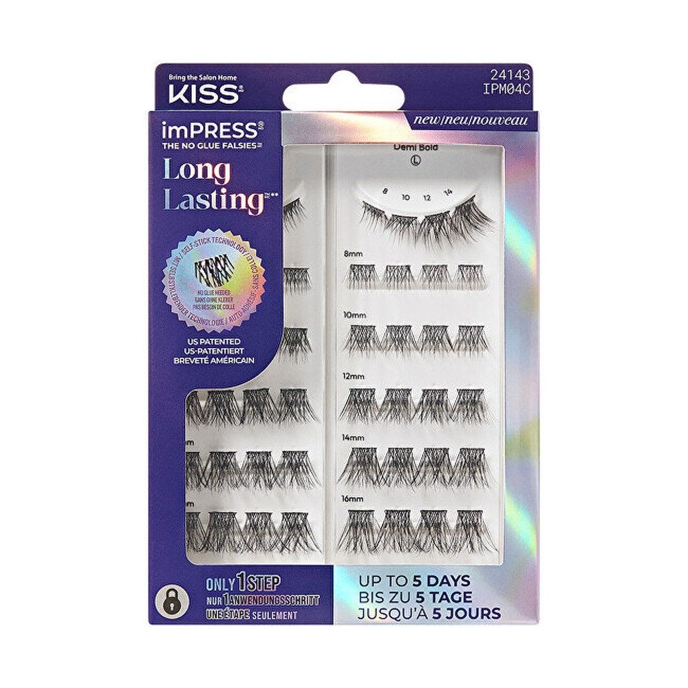 Kiss Einzelwimpern imPRESS Long Lasting Multi 04 Wimpern