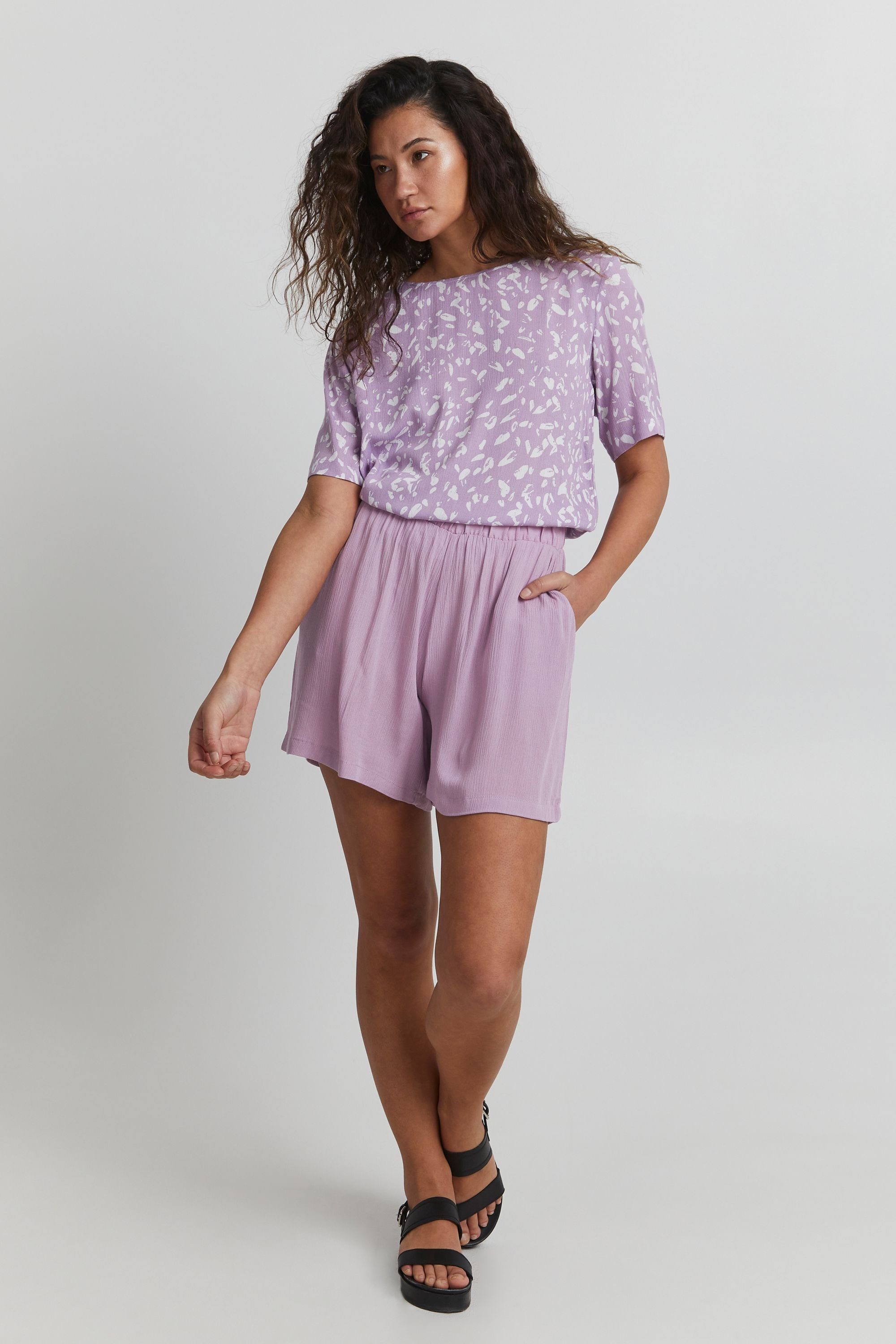 Mist IHMARRAKECH Shorts SHO3 SO - Lavender 20111455 (163307) Ichi