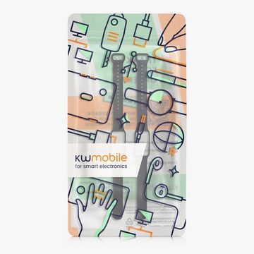 kwmobile Uhrenarmband 2x Sportarmband für Xiaomi Smart Band 8 Active, Armband TPU Silikon Set Fitnesstracker