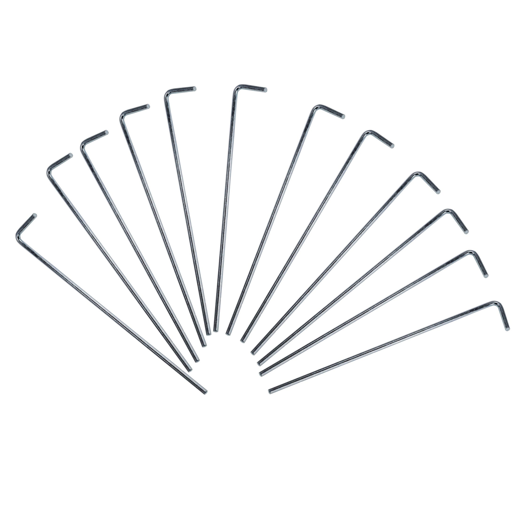 Work-it Zelthering Zeltheringe Set 12 Stück Stahlheringe mit Haken Camping günstig online kaufen