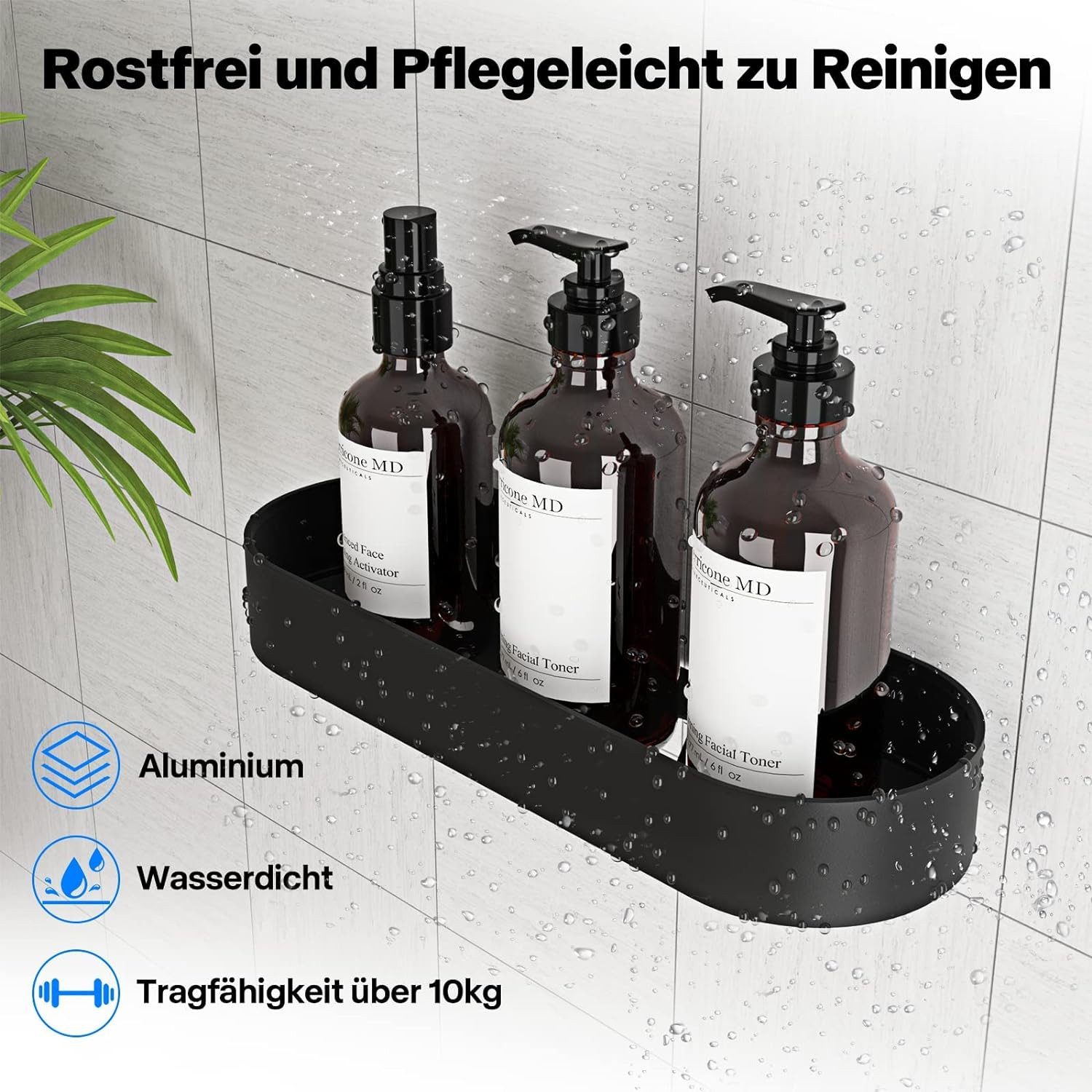 ZEUOPQ Duschablage Duschregal Badezimmerregal kein Stanzen günstig online kaufen