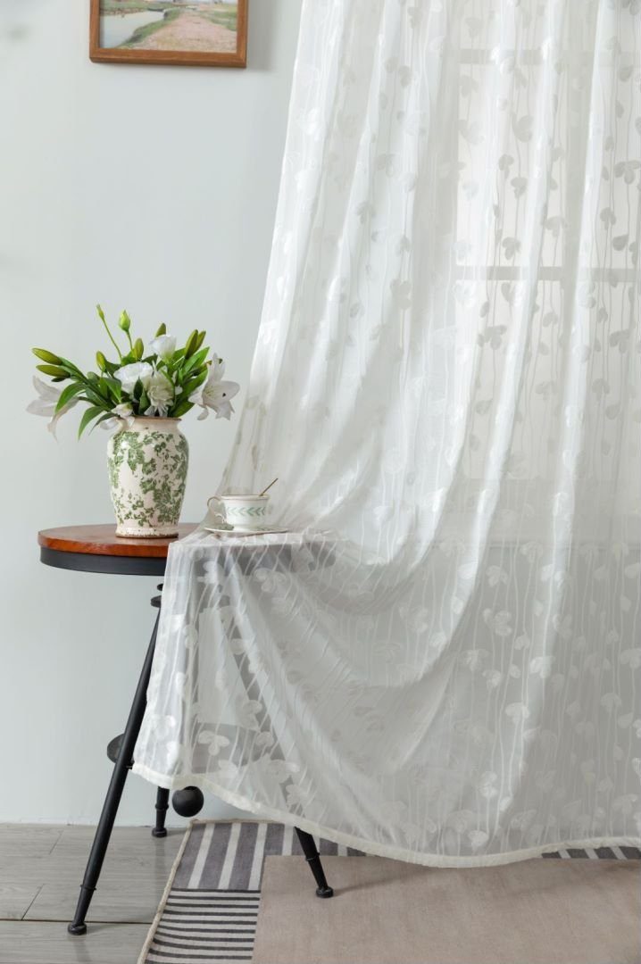 BYSURE Gardine, Ösen (2 St), halbtransparent, günstig online kaufen