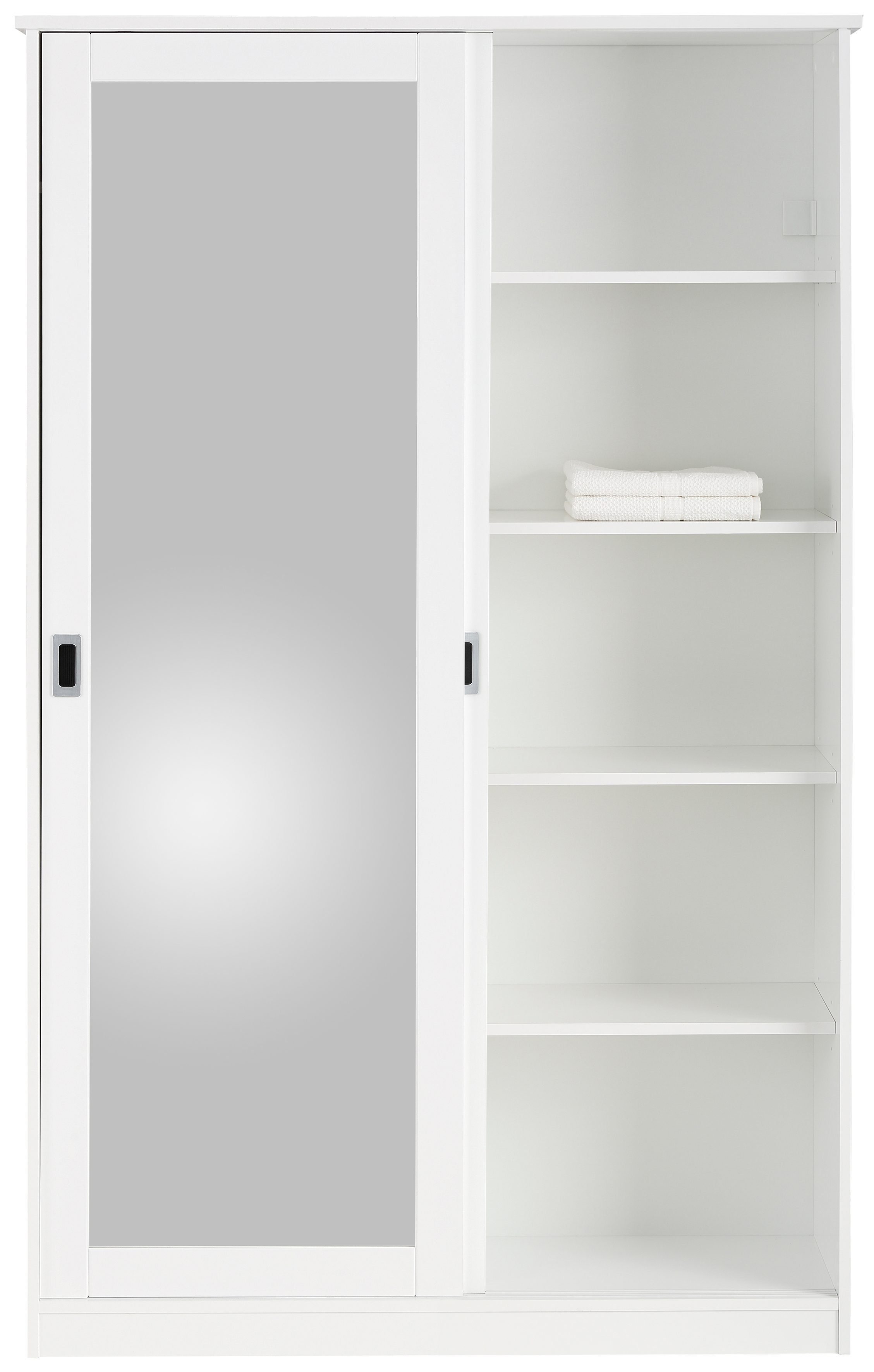 Home affaire Garderobenschrank Nekso mit Spiegel, Breite 114 cm, aus MDF oder Massivholz, FSC®