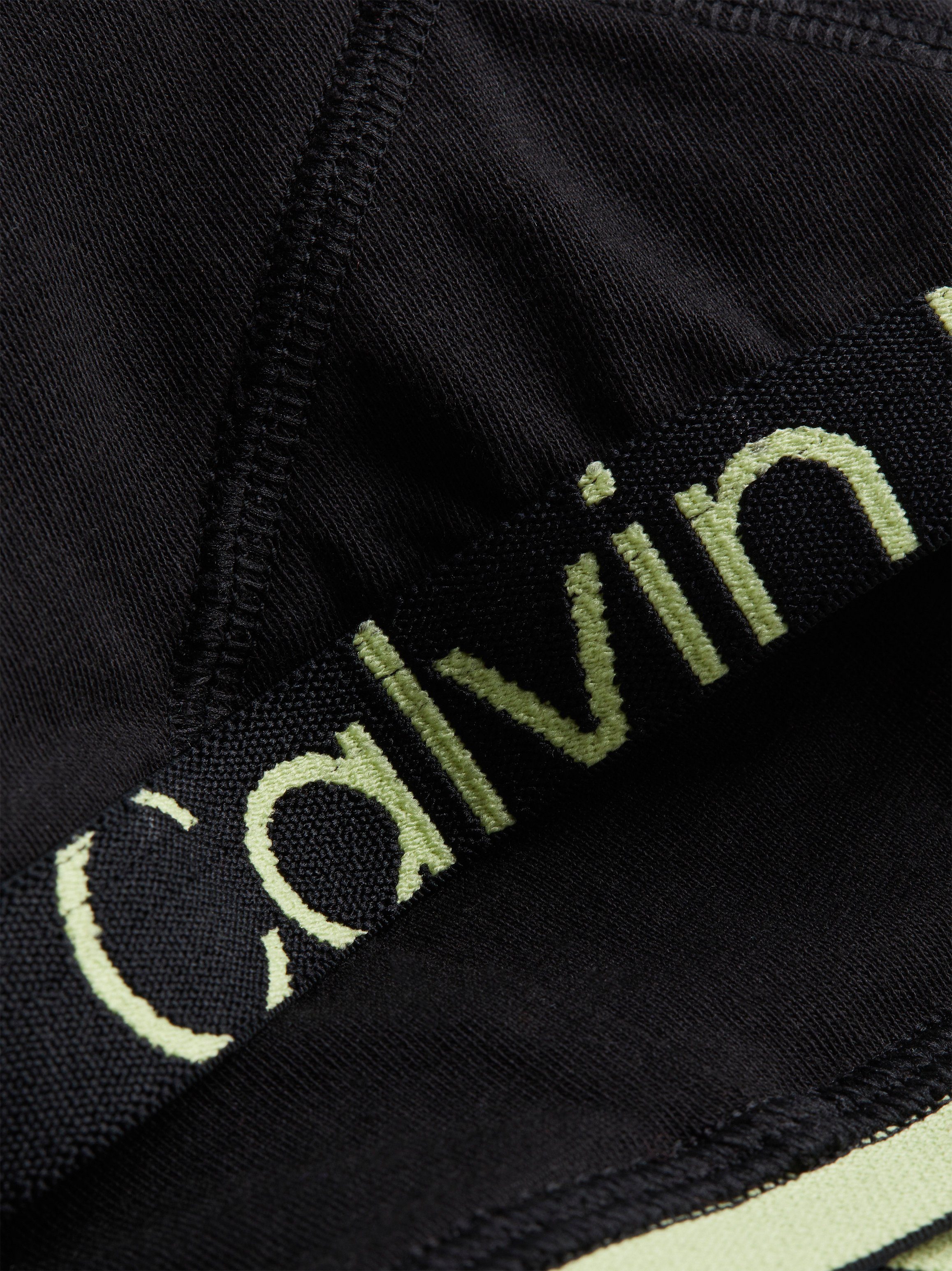 Underwear mit Calvin Bralette-BH Klein schwarz Elastikbund BRALETTE sportlichem UNLINED