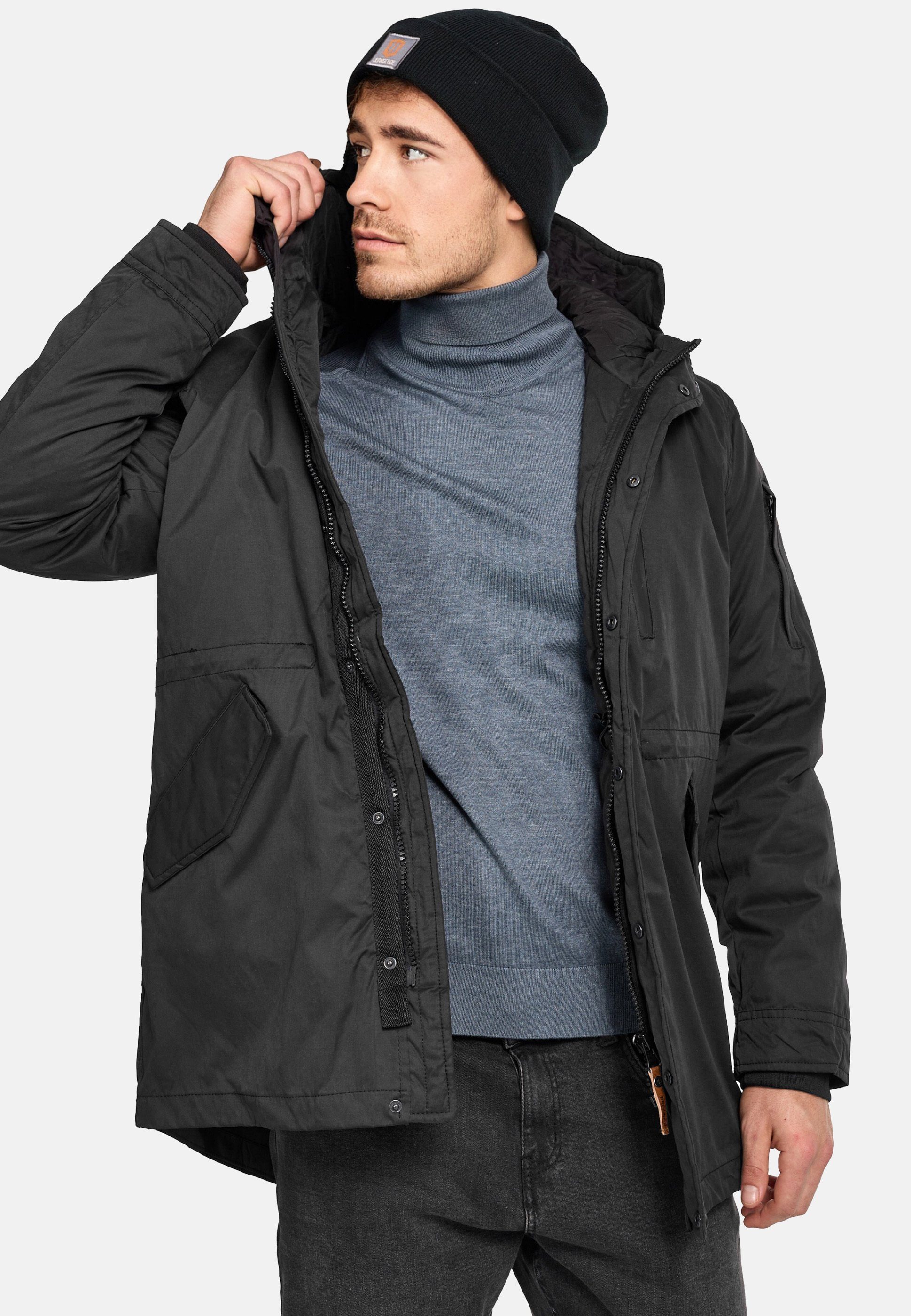 Indicode Parka Villalobos Black