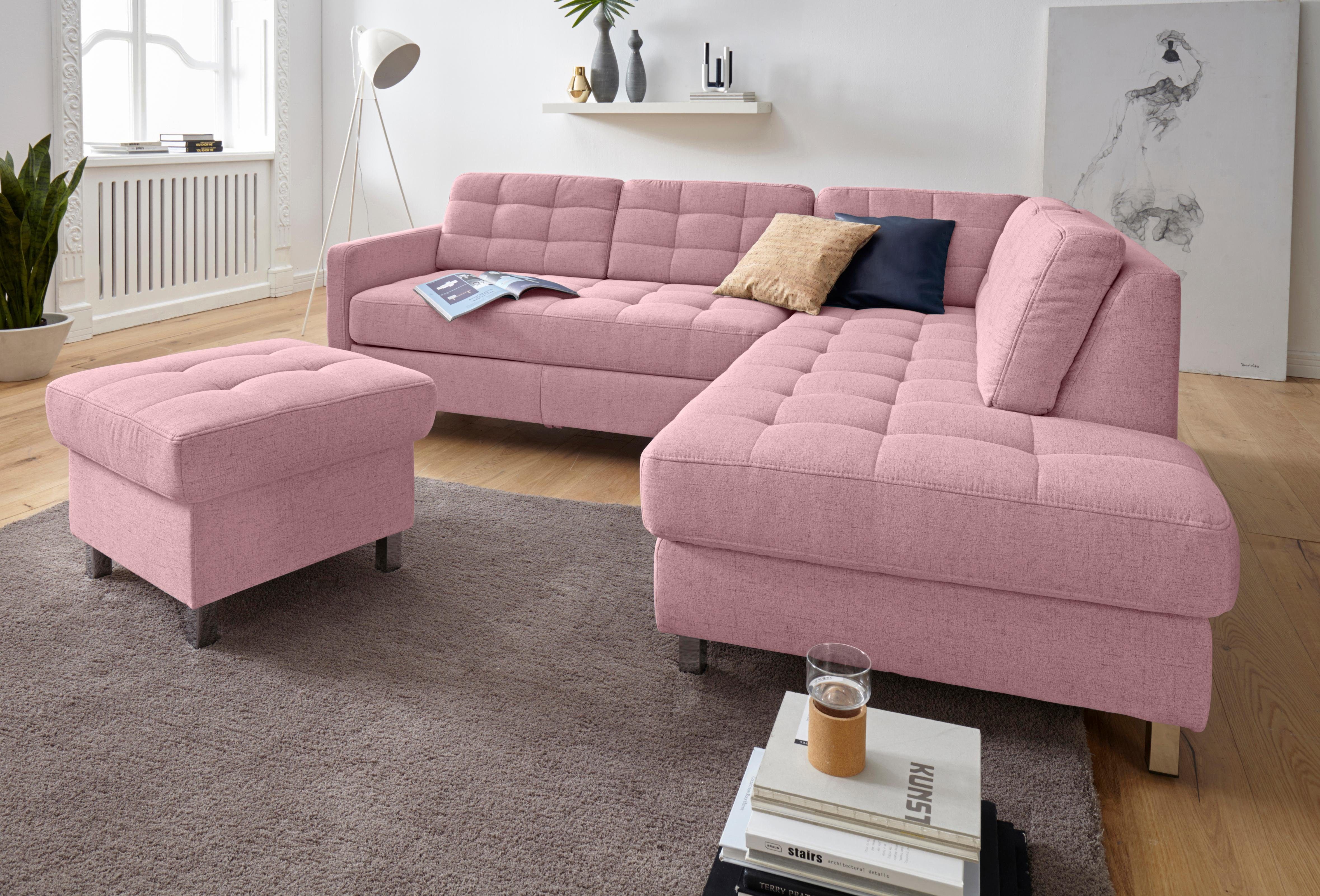 sit&more Ecksofa Picasso L-Form, wahlweise mit Bettfunktion und Bettkasten