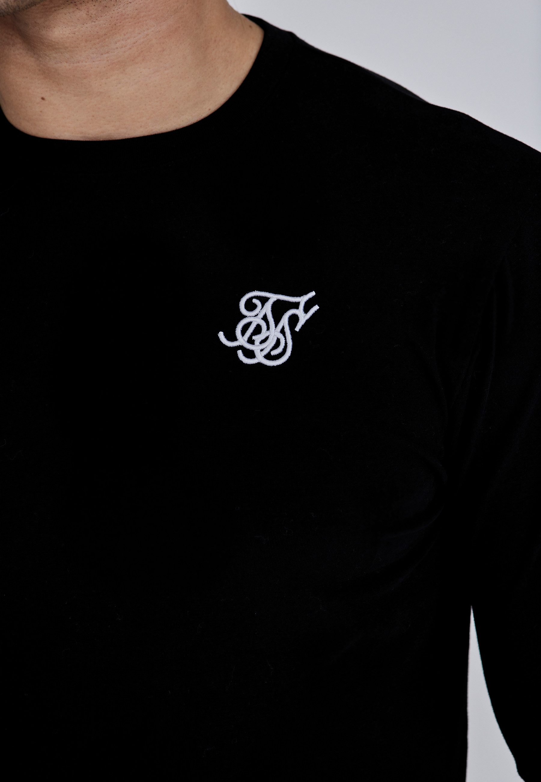 Siksilk T-Shirt SikSilk Herren Essentials LS T-Shirt