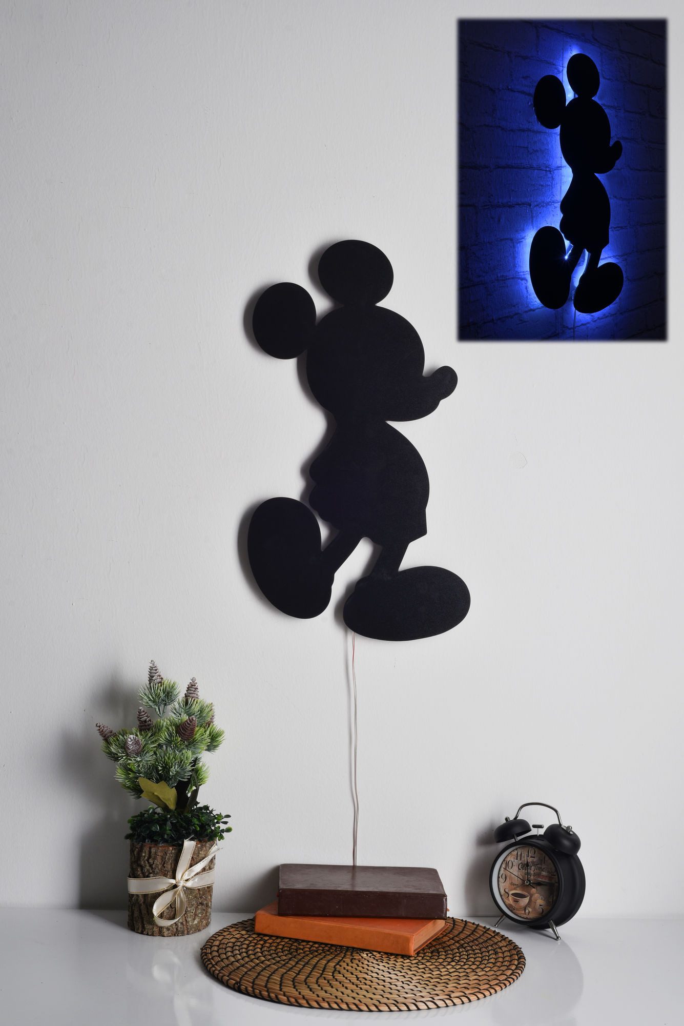 Wallity Leinwandbild Black MDF Board Base, günstig online kaufen
