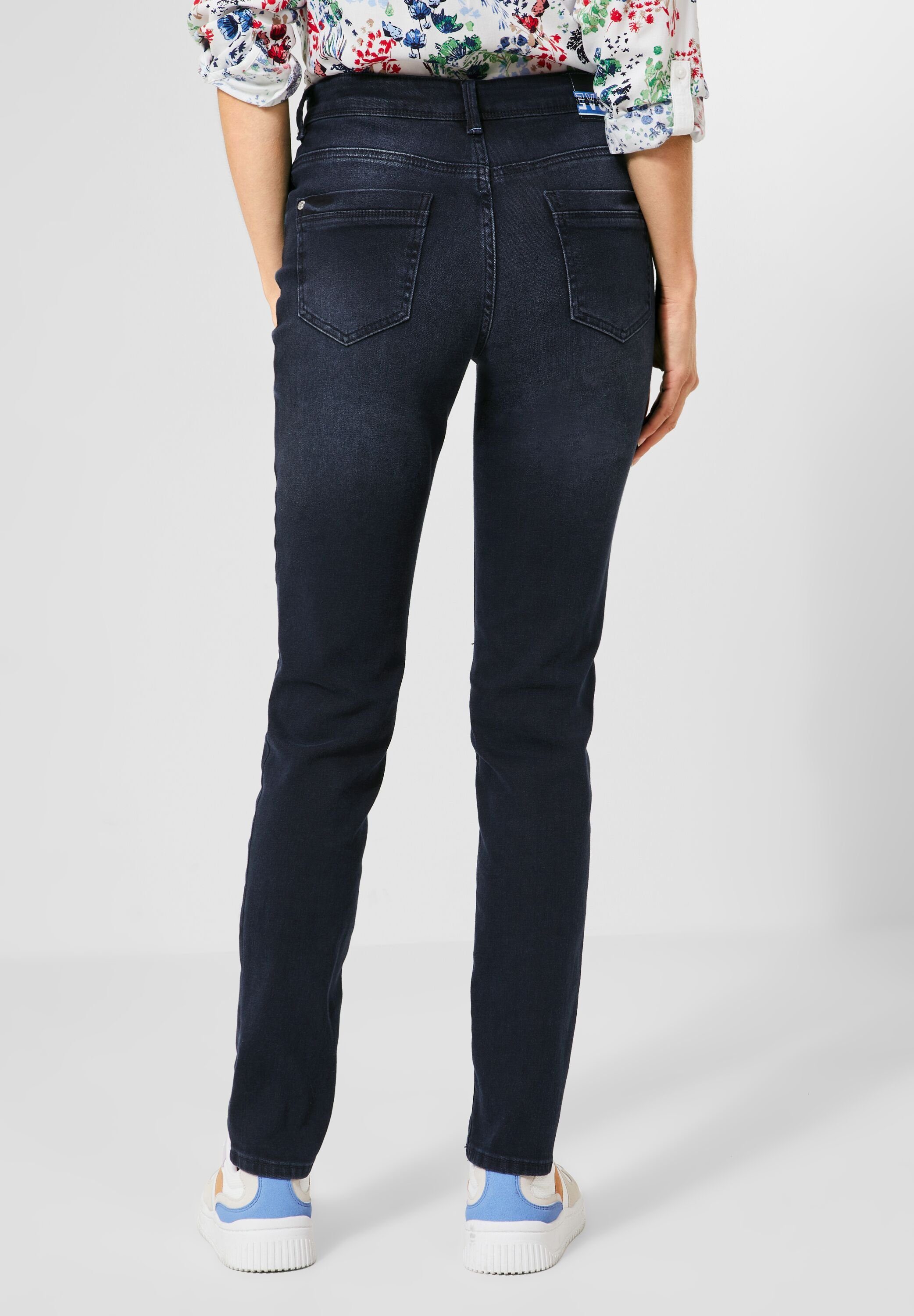 Cecil Slim-fit-Jeans, High Waist, Straight Legs