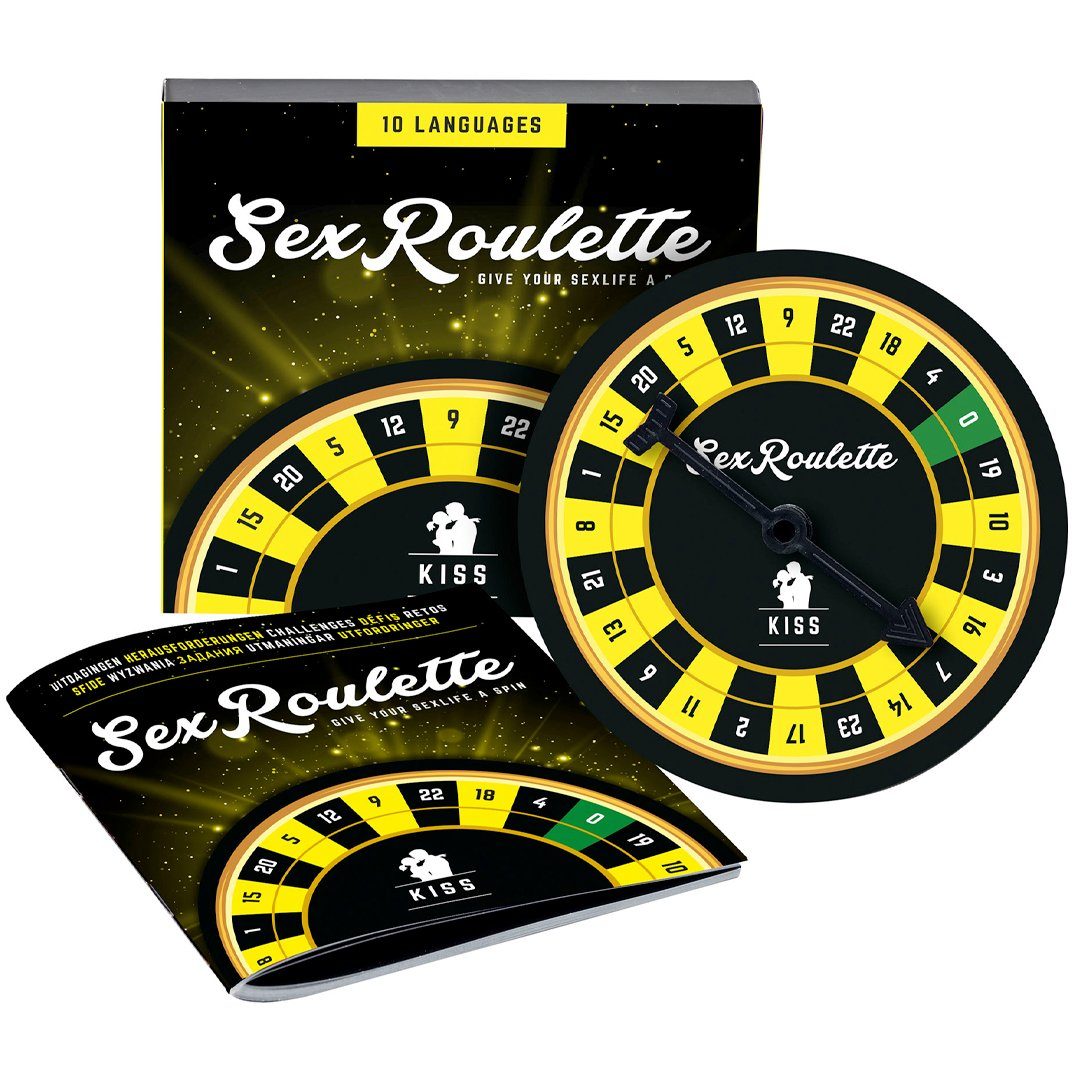 tease & please Erotik-Spiel, Sex Roulette Kiss - 24 Herausforderungen für intime Küsse - für Paare