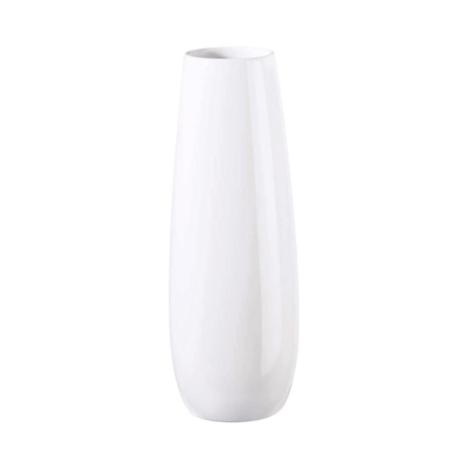 ASA SELECTION Tischvase EASEXL, Ø 18 x H 45 cm, Weiß, Steingut, glänzend, (1 St), wasserdicht