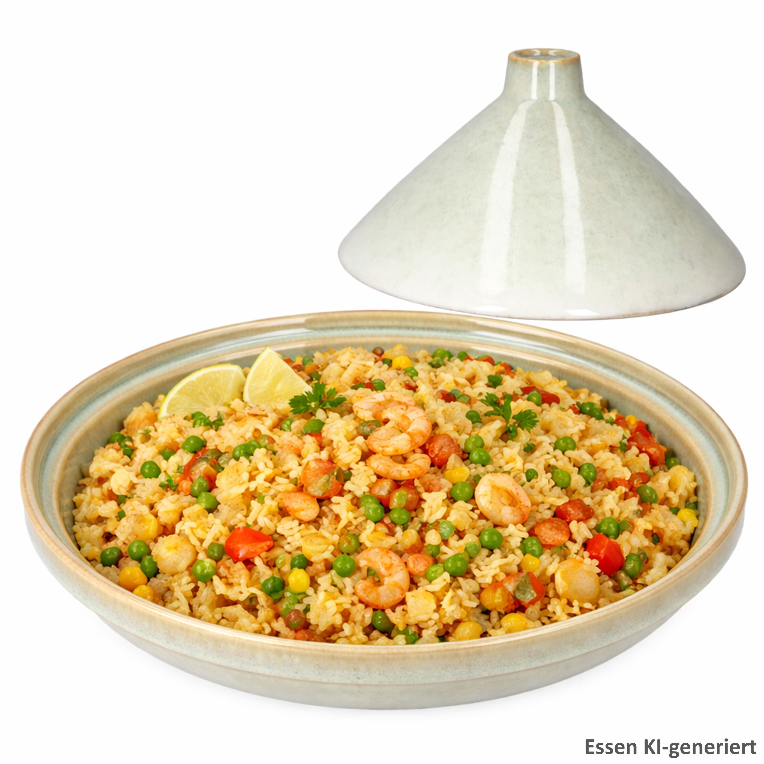 MamboCat Schmortopf MamboCat Tajine Steingut hellgrün Schale mit Deckel Ofenform