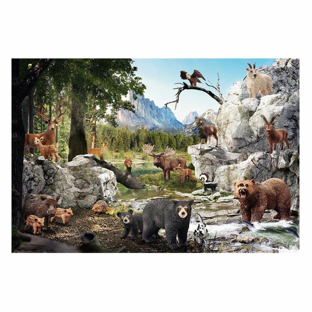 Puzzle Die Tiere Des Schmidt Waldes, Puzzleteile Spiele 40