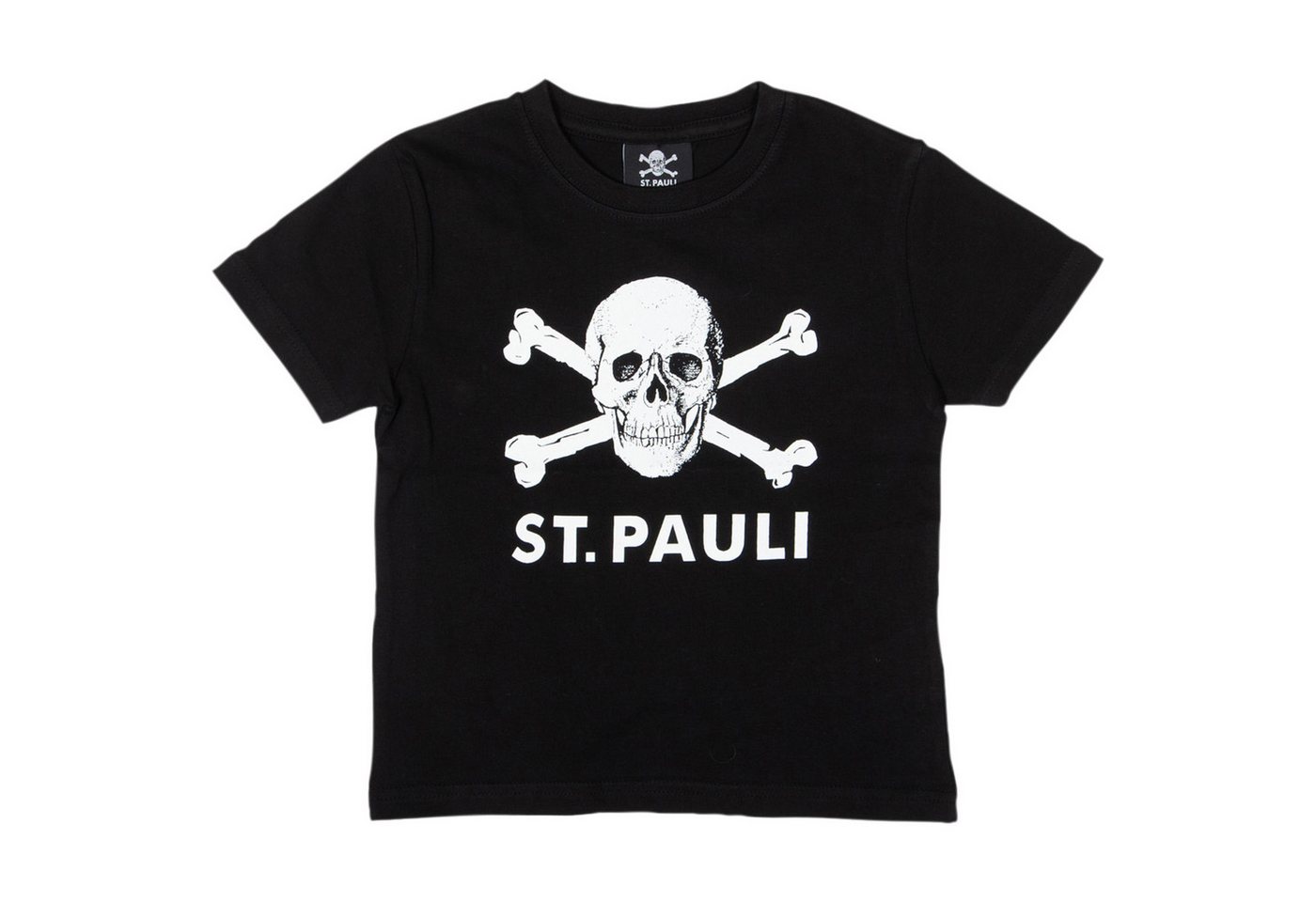 FC St. Pauli Print-Shirt FC St. Pauli - Kinder T-Shirt Totenkopf groß - schwarz