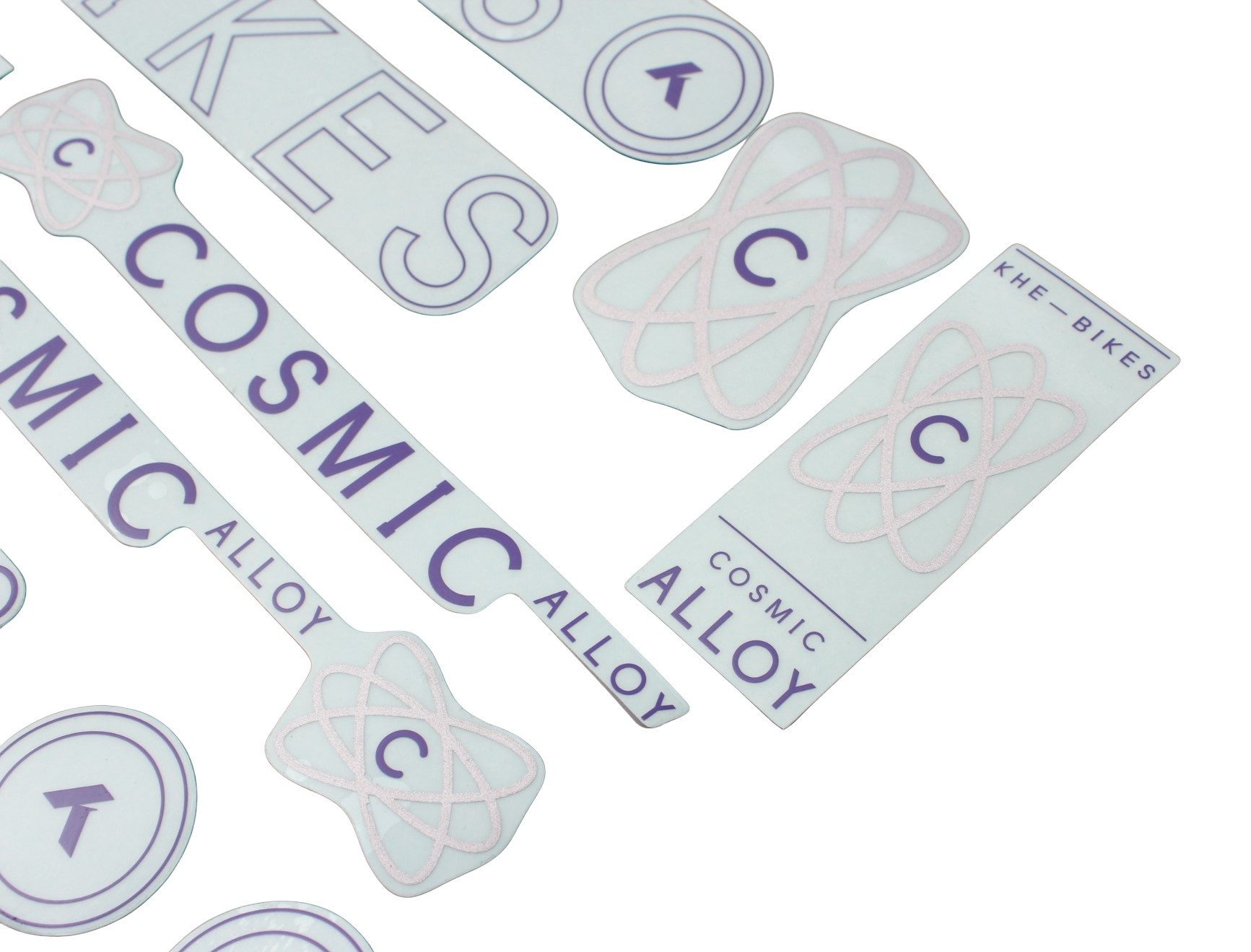 KHEbikes Aufkleber Original KHE COSMIC AL Aufkleberset 11 Sticker