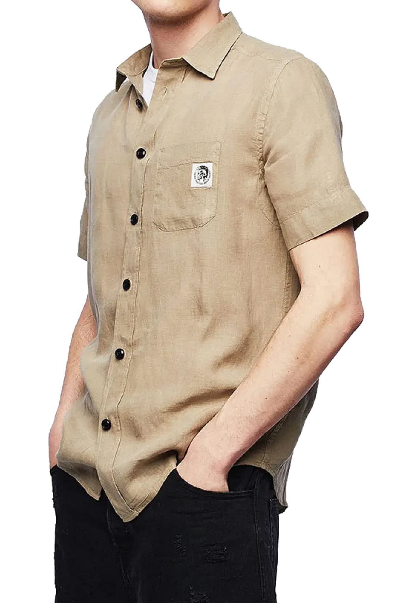 Kurzarmhemd Diesel Herren Hemd "S-KIRUMA-B CAMICIA" Gr. M