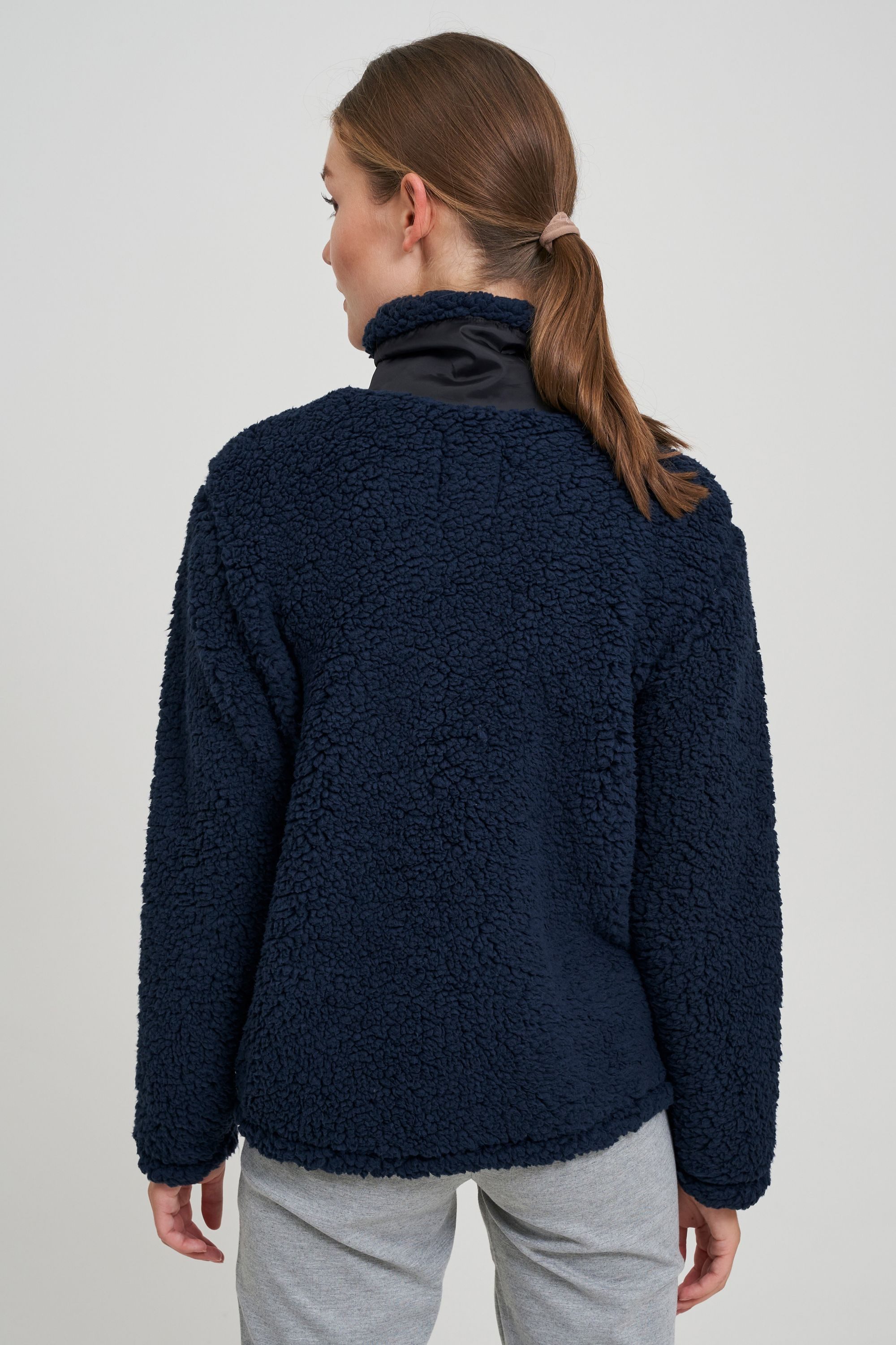 OXMO Fleecejacke OXEllin Fleecejacke mit Brusttasche