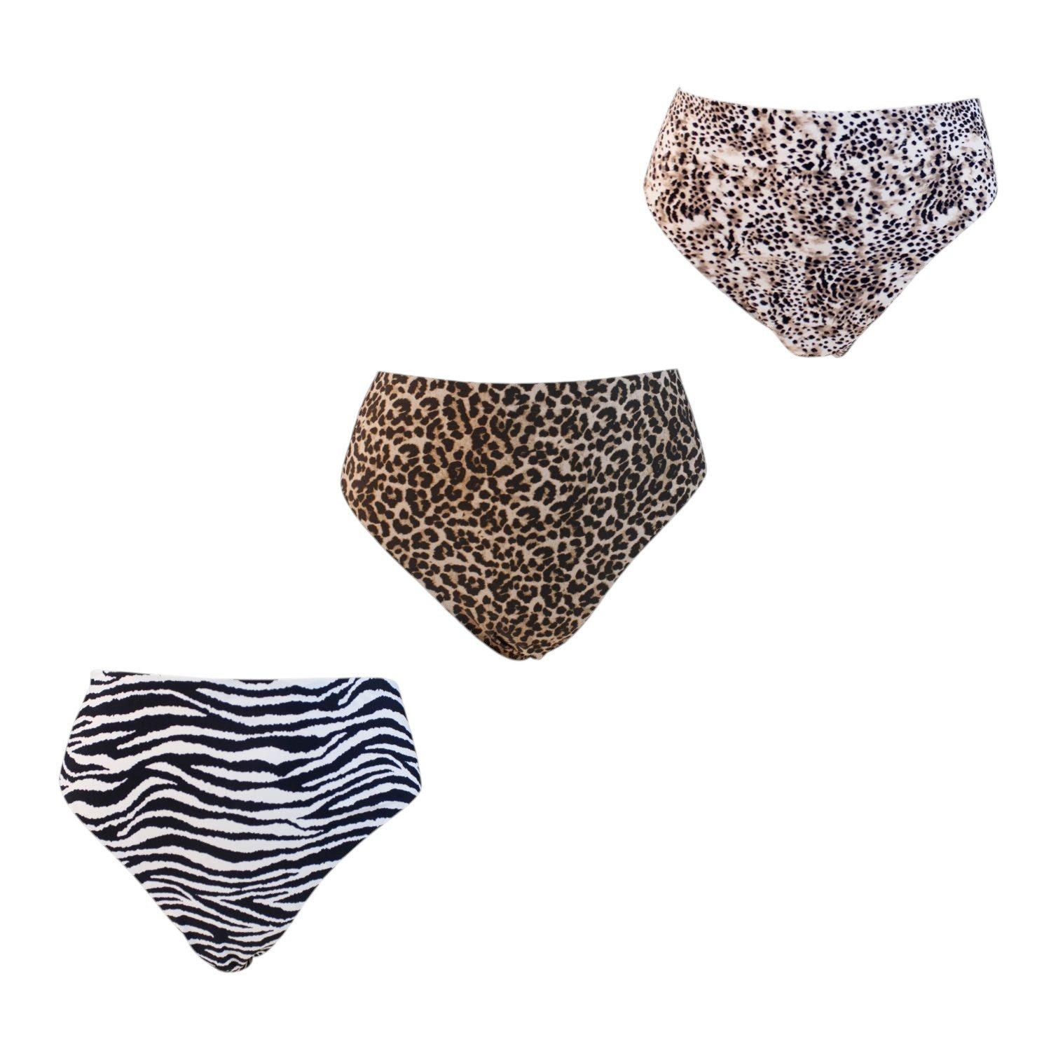 VewoTex Slip 2er Pack Sommer Damen Slips » Damen Unterhose in Animal Print (Packung, 2-St., 2er Pack) » Tiermuster Unterwäsche » Wäsche & Loungewear – Bild 2 von 2