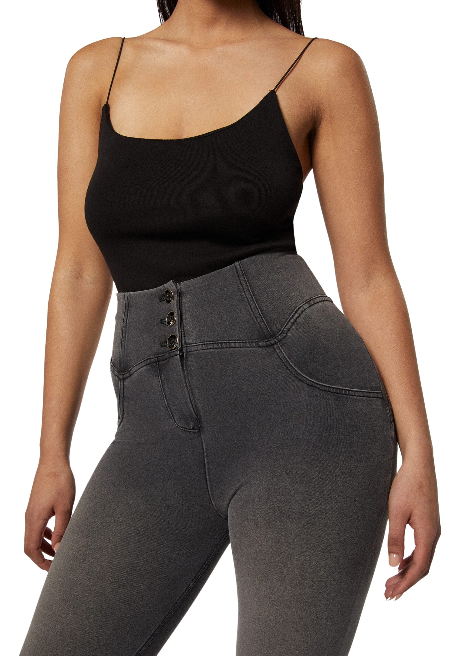 Freddy Jeggings WRUP4SHF413, WR.UP® Jeggings in 7/8 Länge mit sehr hohem Taillenbund Smoothing Effekt, Shaping Effekt, Lifting Effekt, betonter Po