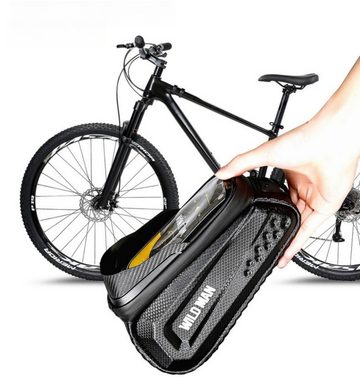 HEYHIPPO Fahrradtasche Fahrrad Rahmentasche wasserdicht Touchscreen mit Sonnenblende