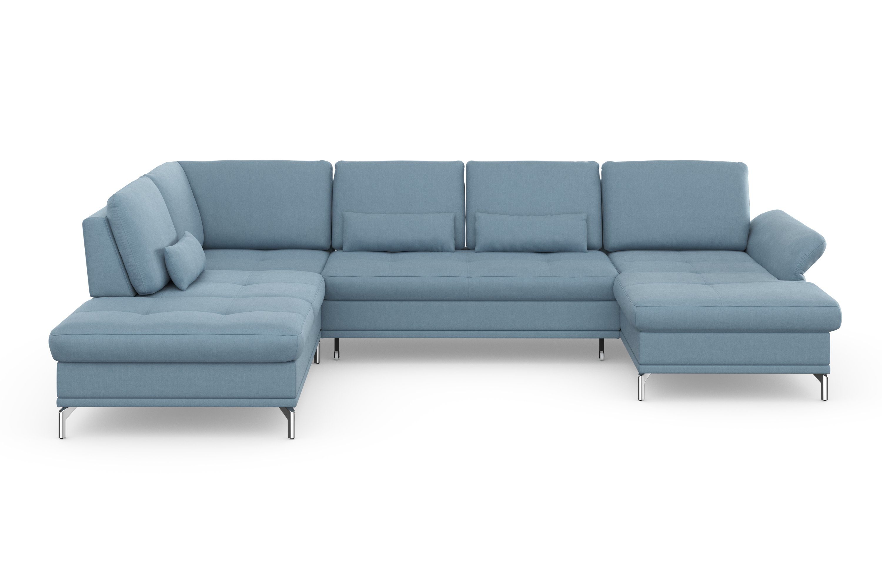 INOSIGN Wohnlandschaft "Palm Beach U-Form" Federkern, mit Sitztiefenverstel günstig online kaufen