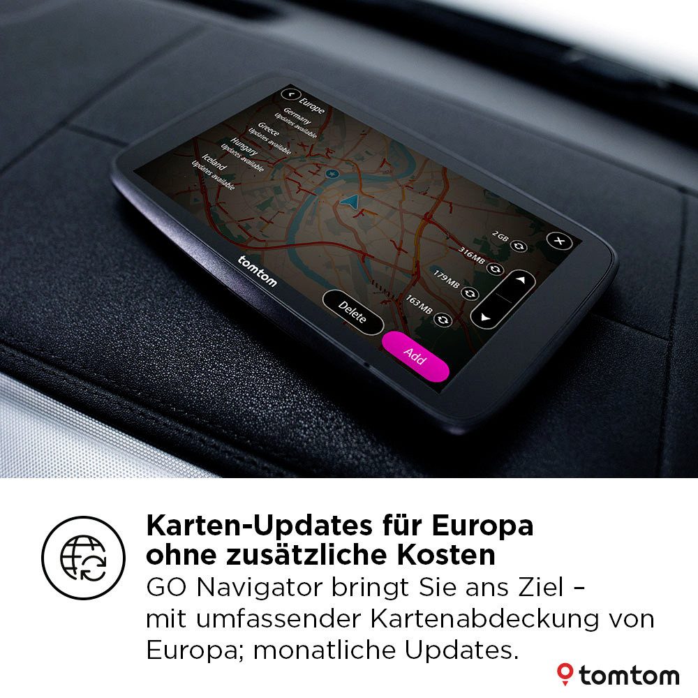 TomTom TomTom Go Navigator 6" 2nd Navi 15.2 cm 6 Zoll Britische Inseln, Europ Navigationsgerät