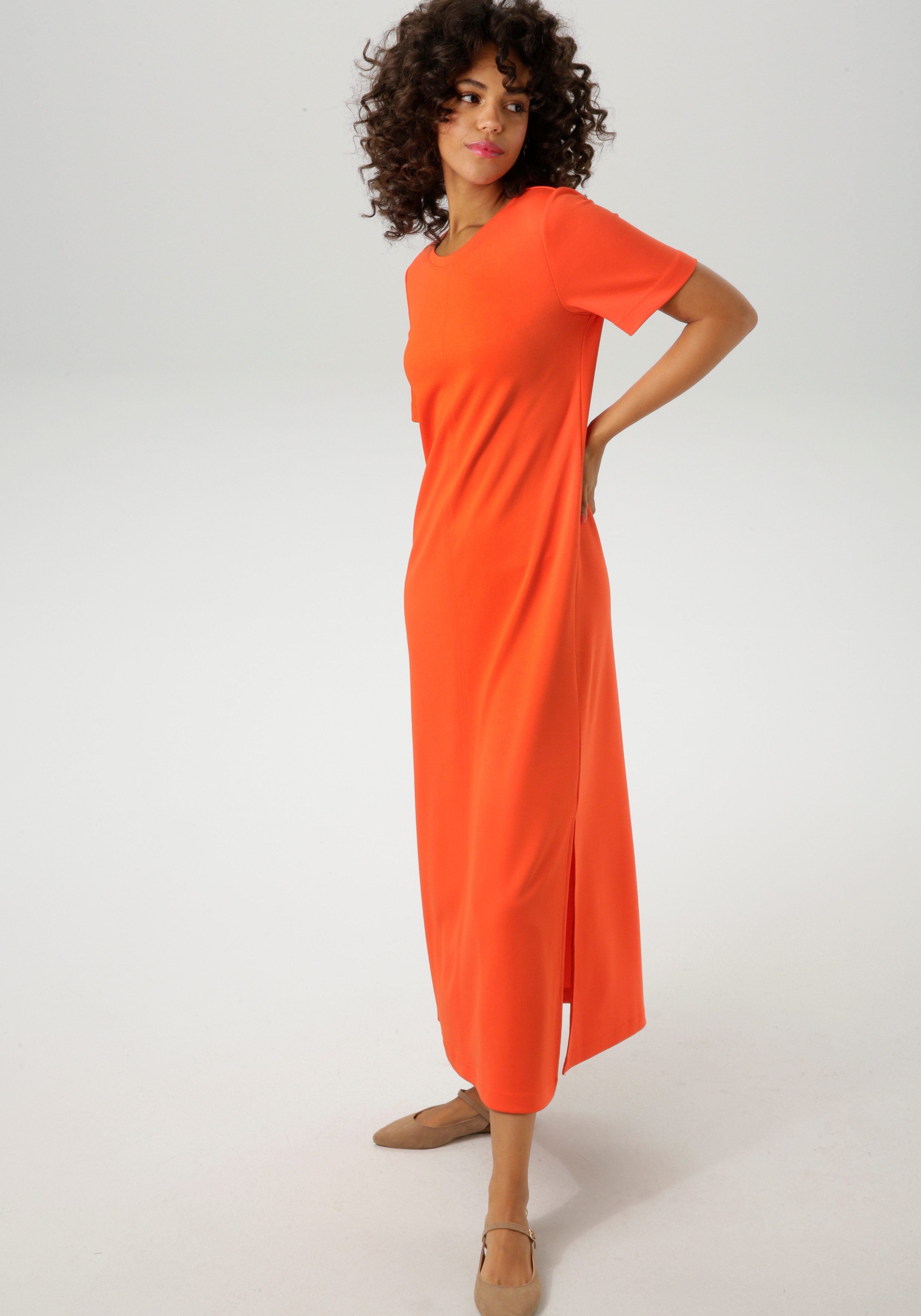 Aniston CASUAL Maxikleid mit Seitenschlitzen günstig online kaufen