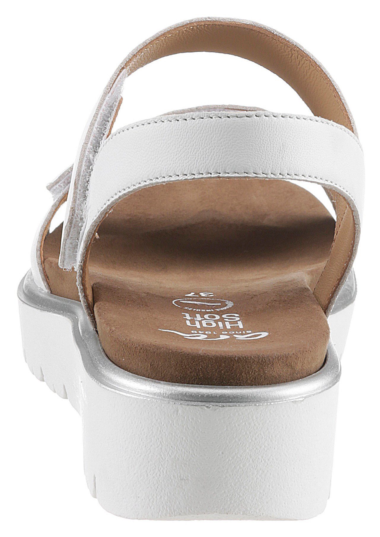 Ara BILBAO Sandalette, Sommerschuh, Sandale, Keilabsatz, Klett, Weite G (we günstig online kaufen